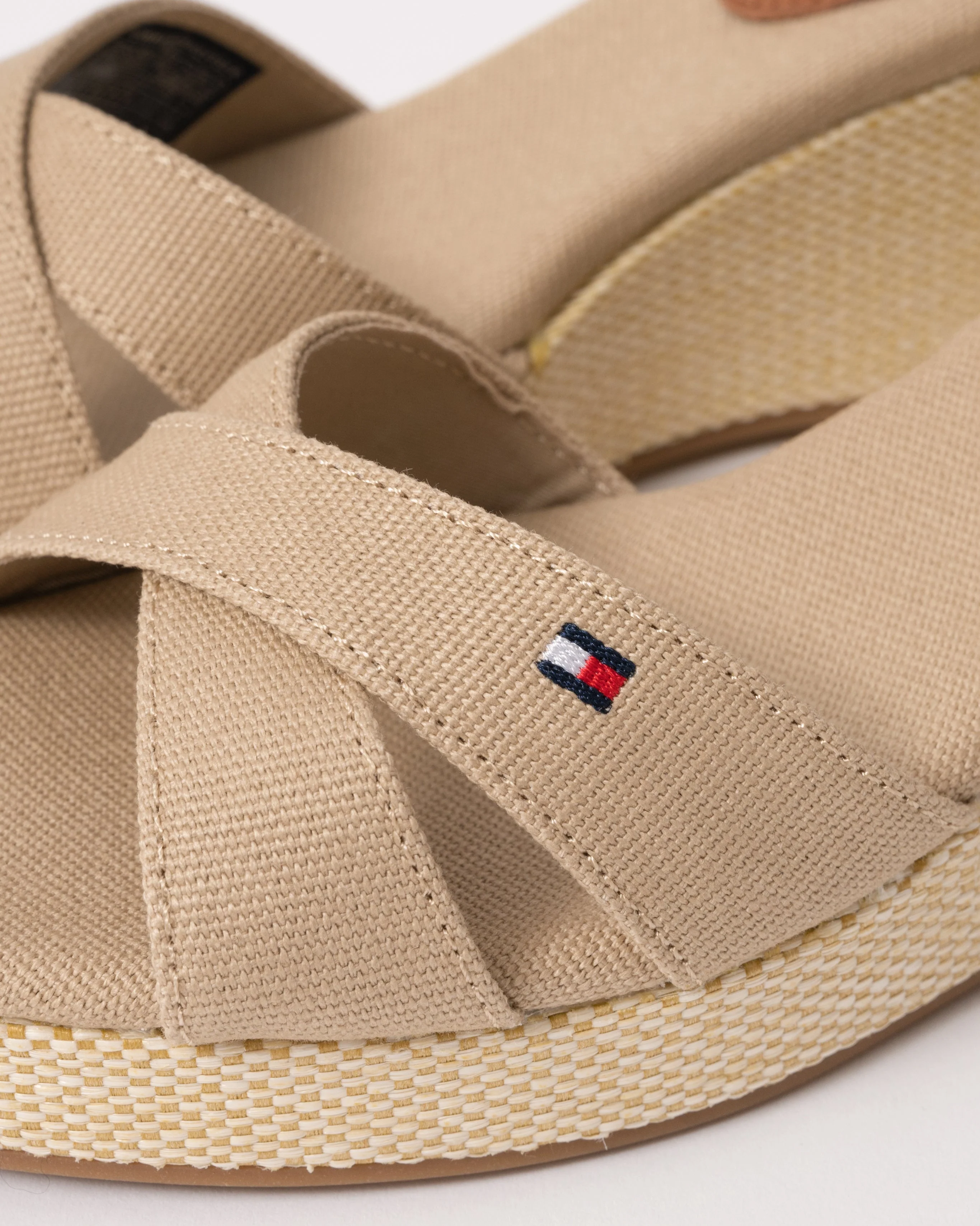 Tommy Hilfiger Criss-Cross Womens Wedge Espadrille - Horseradish - Image 6
