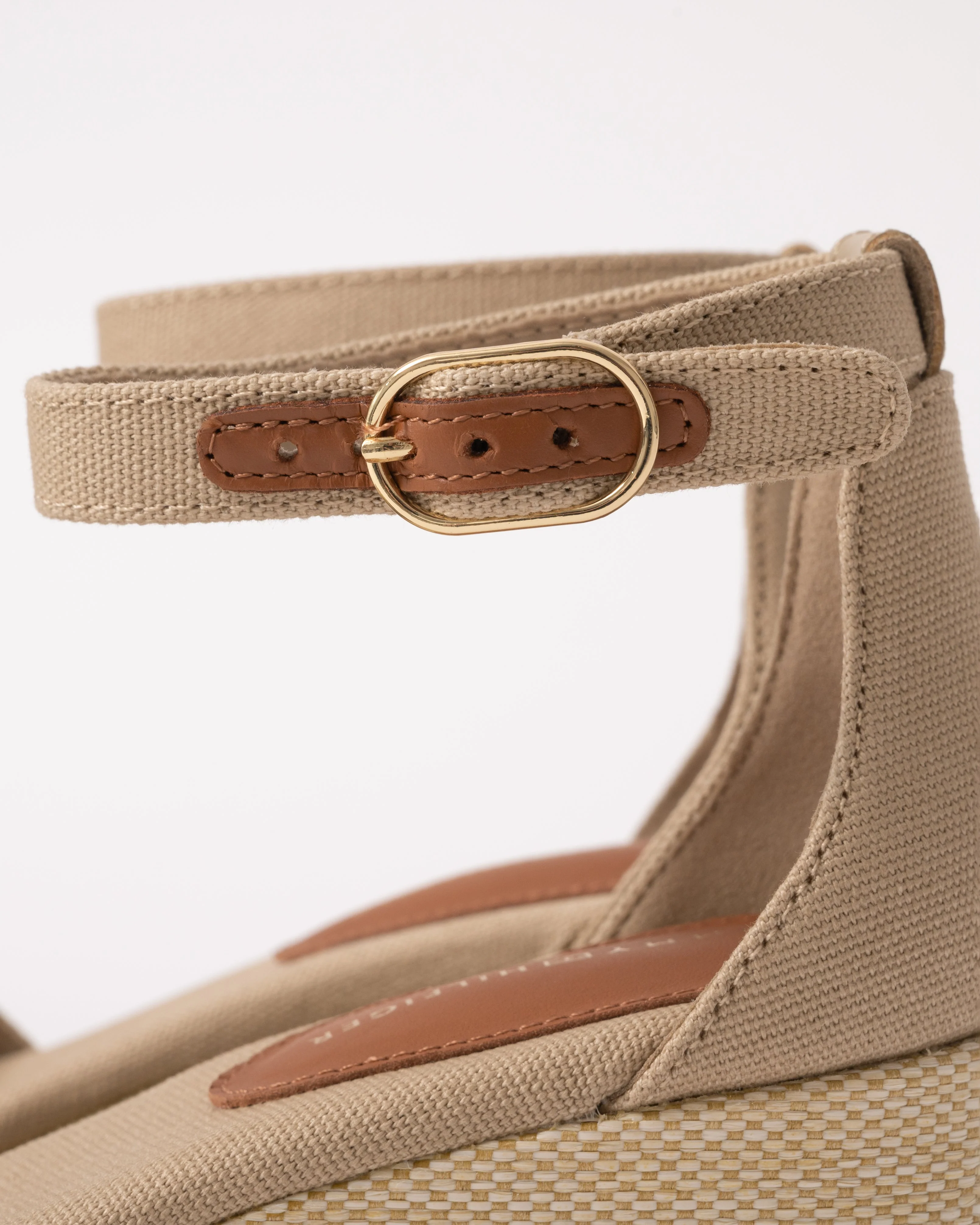 Tommy Hilfiger Criss-Cross Womens Wedge Espadrille - Horseradish - Image 7