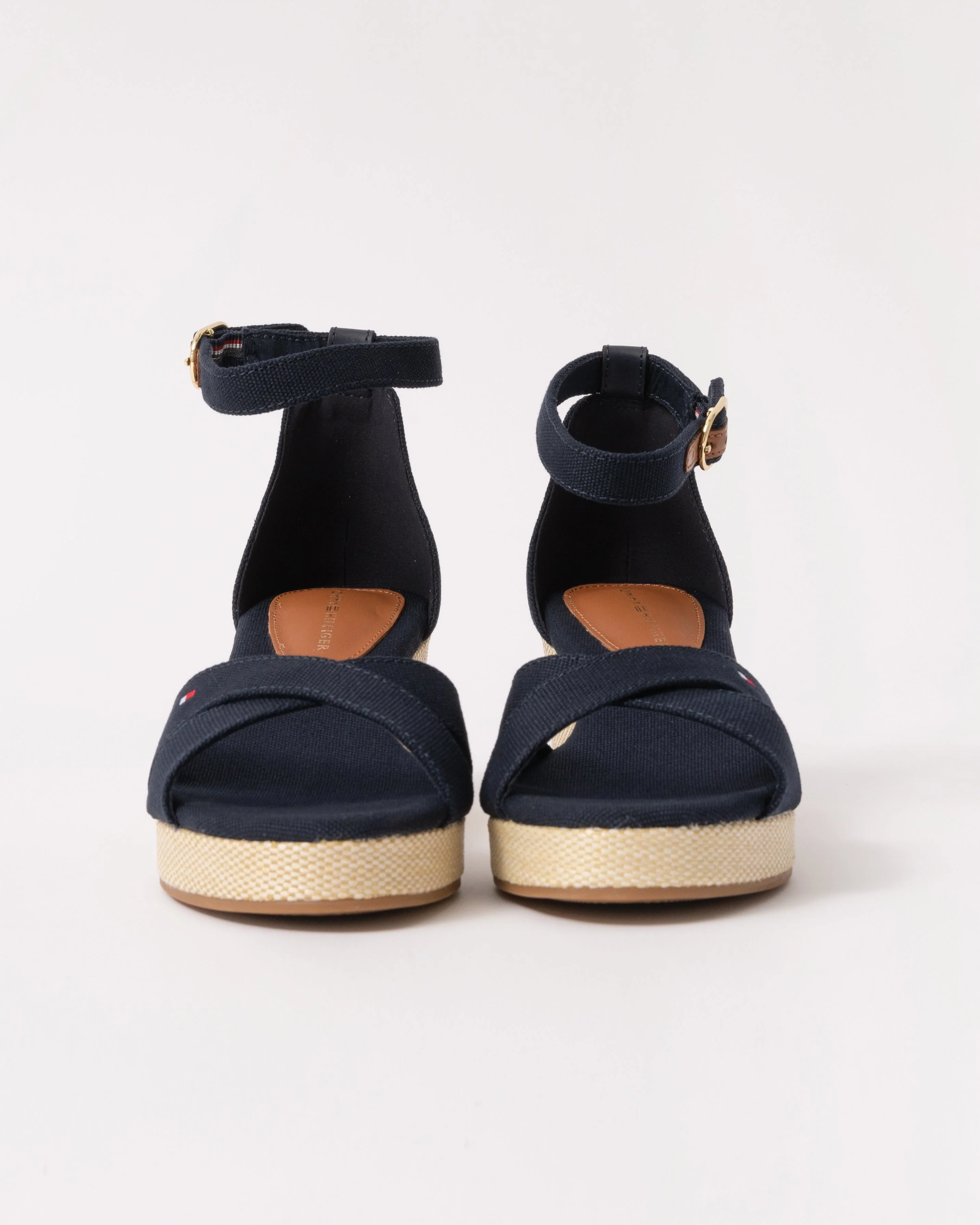 Tommy Hilfiger Criss-Cross Womens Wedge Espadrille - Space Blue - Image 5