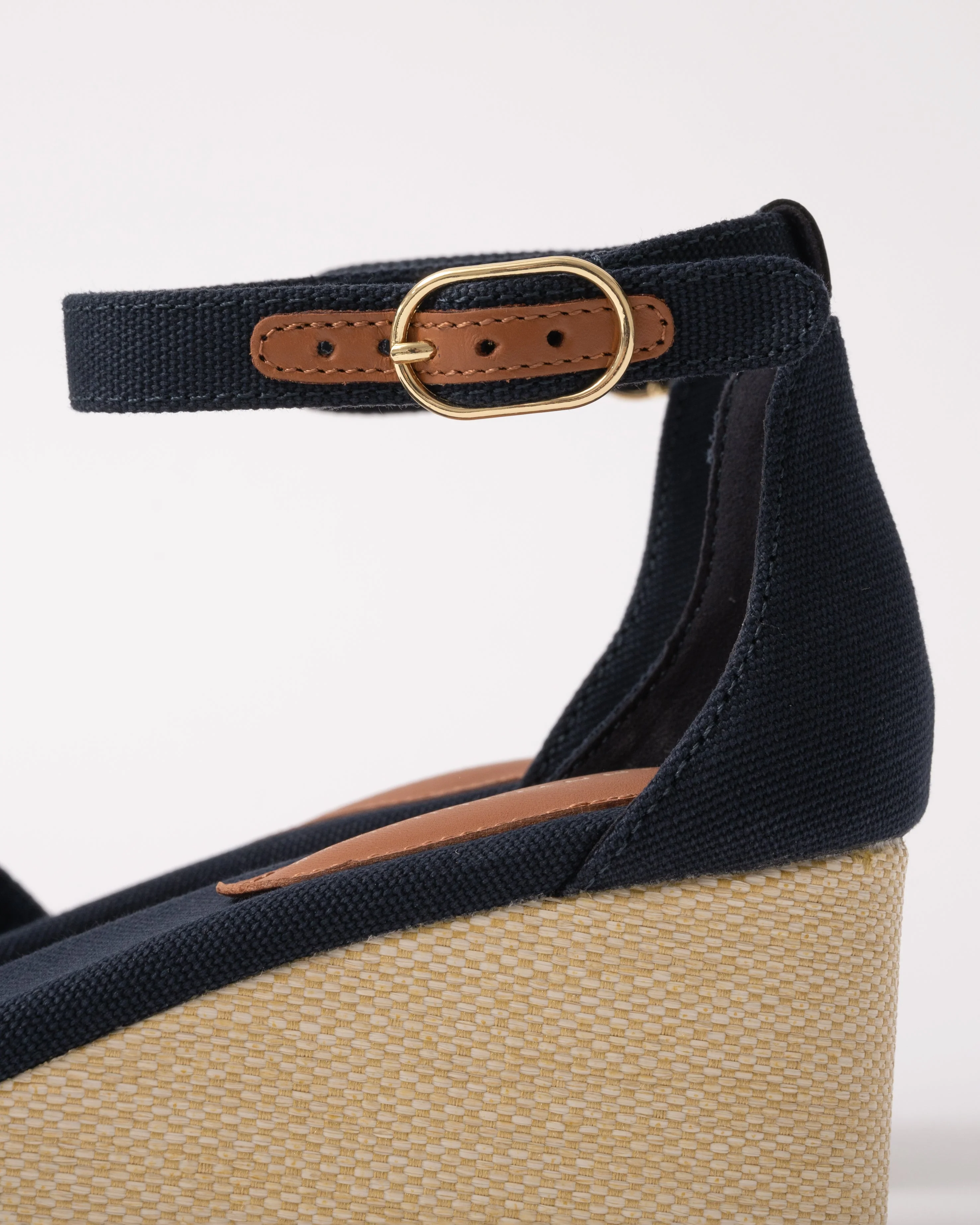 Tommy Hilfiger Criss-Cross Womens Wedge Espadrille - Space Blue - Image 6