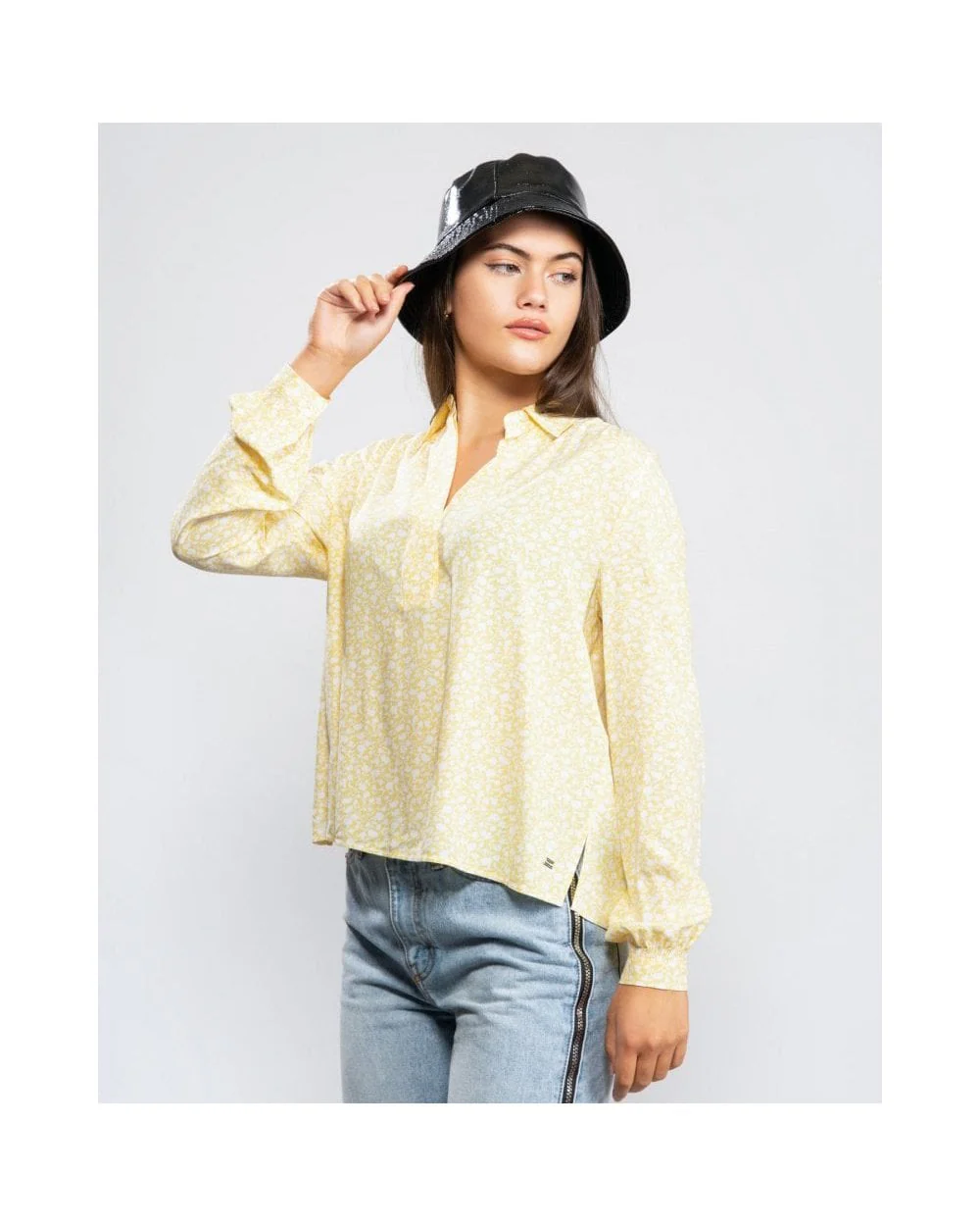 Tommy Hilfiger Danee Half Placket Floral Pattern Blouse - Image 5