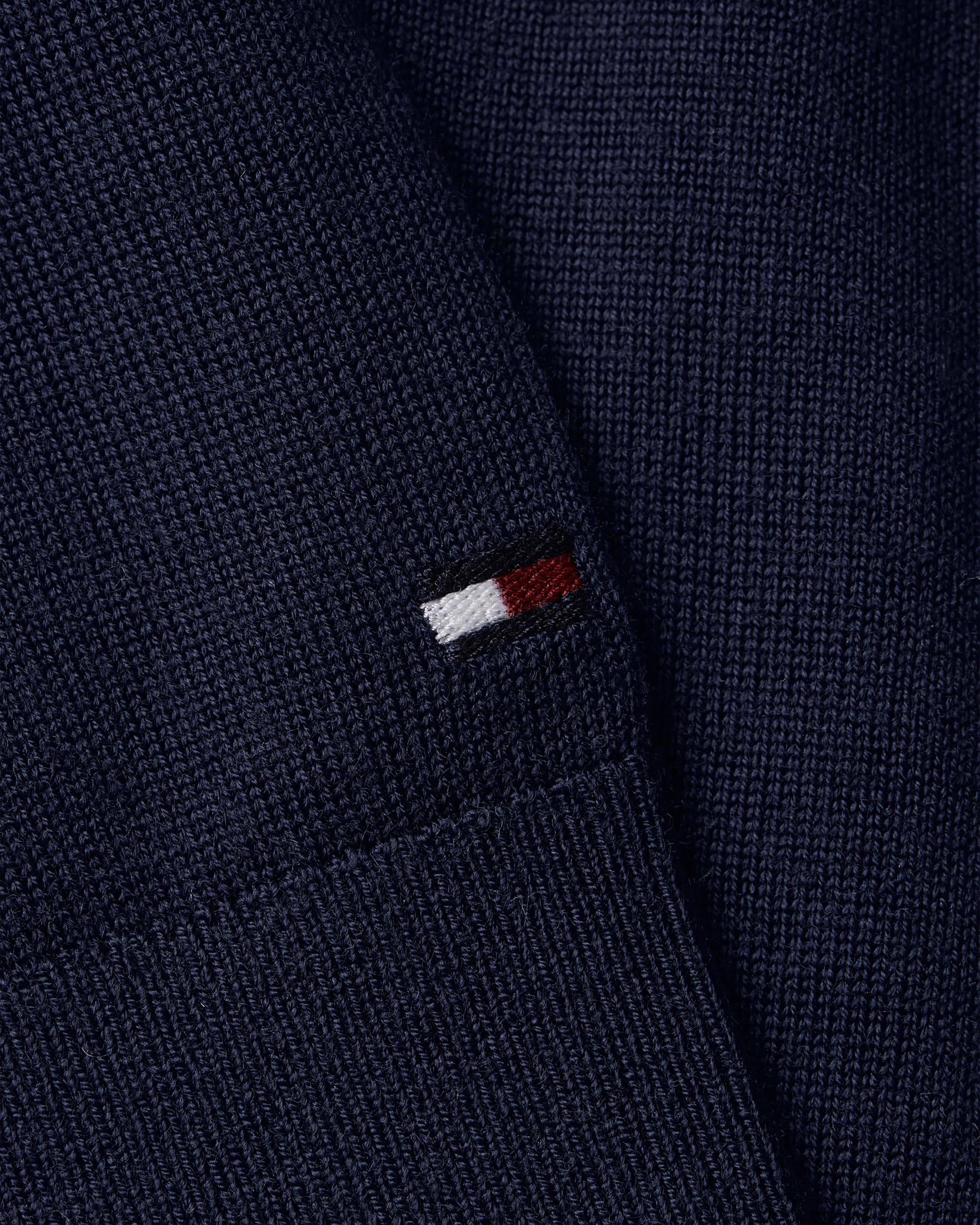 Tommy Hilfiger DC Fine Gauge Mens Merino Jumper - Image 4