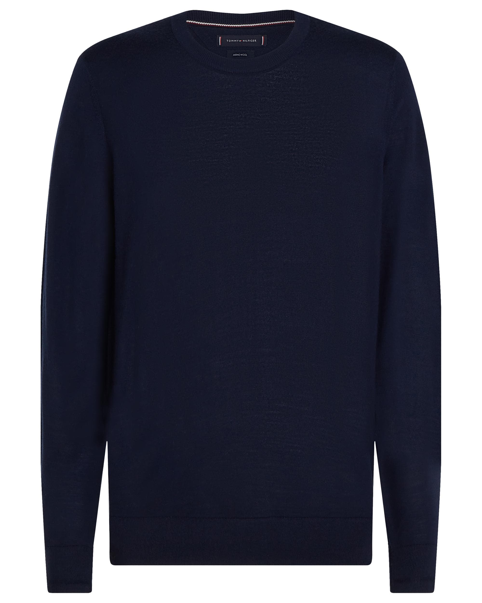 Tommy Hilfiger DC Fine Gauge Mens Merino Jumper - Image 5