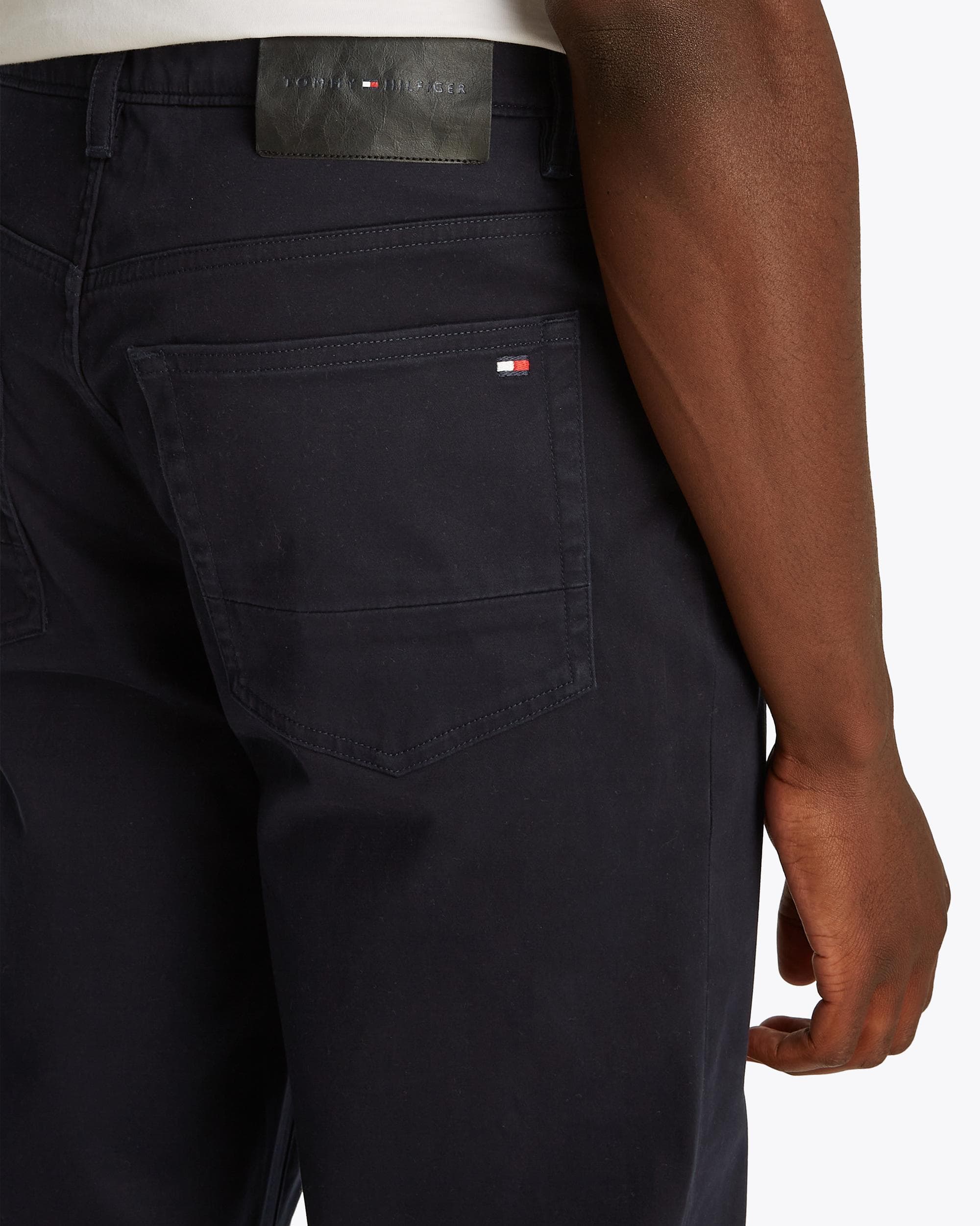 Tommy Hilfiger Denton 5 Pocket Cotton Mens Trouser - Desert Sky - Image 4