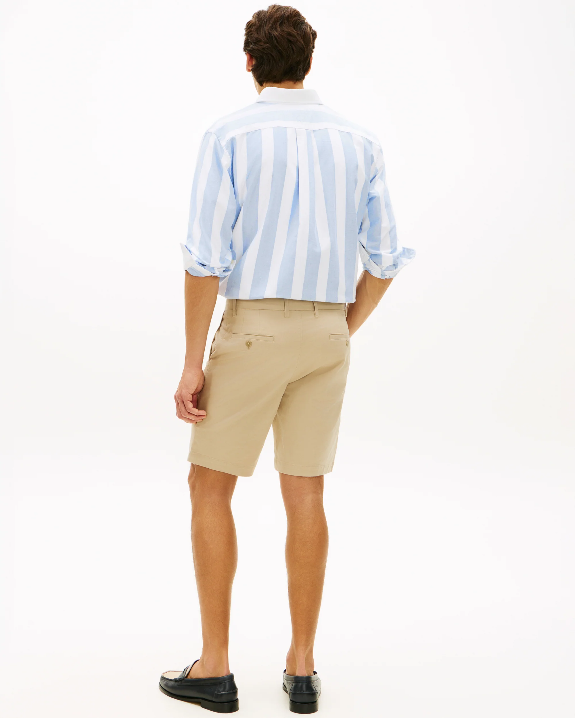 Tommy Hilfiger Denton 9.5 Inch Essential Mens Twill Shorts - Sandalwood - Image 4
