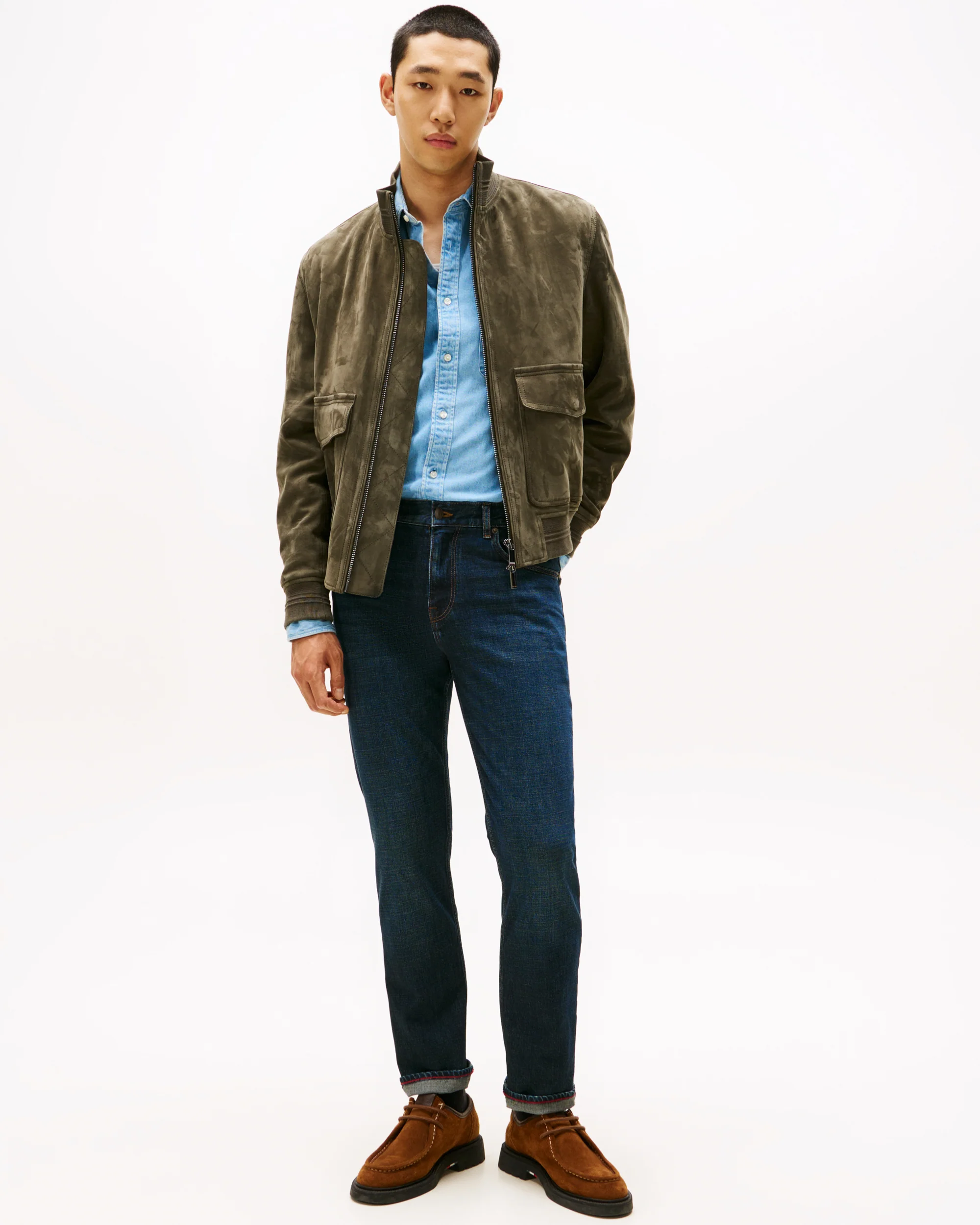 Tommy Hilfiger Denton Mens Straight Leg Jeans - Blacker Blue - Image 3