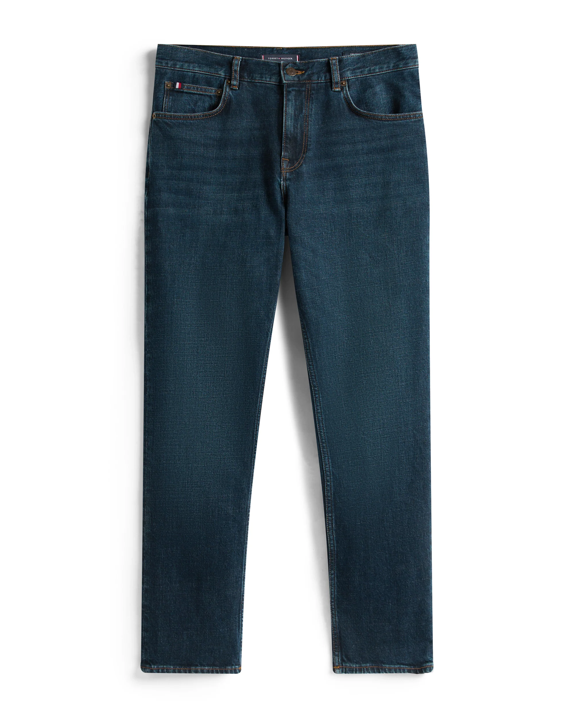 Tommy Hilfiger Denton Mens Straight Leg Jeans - Blacker Blue - Image 5
