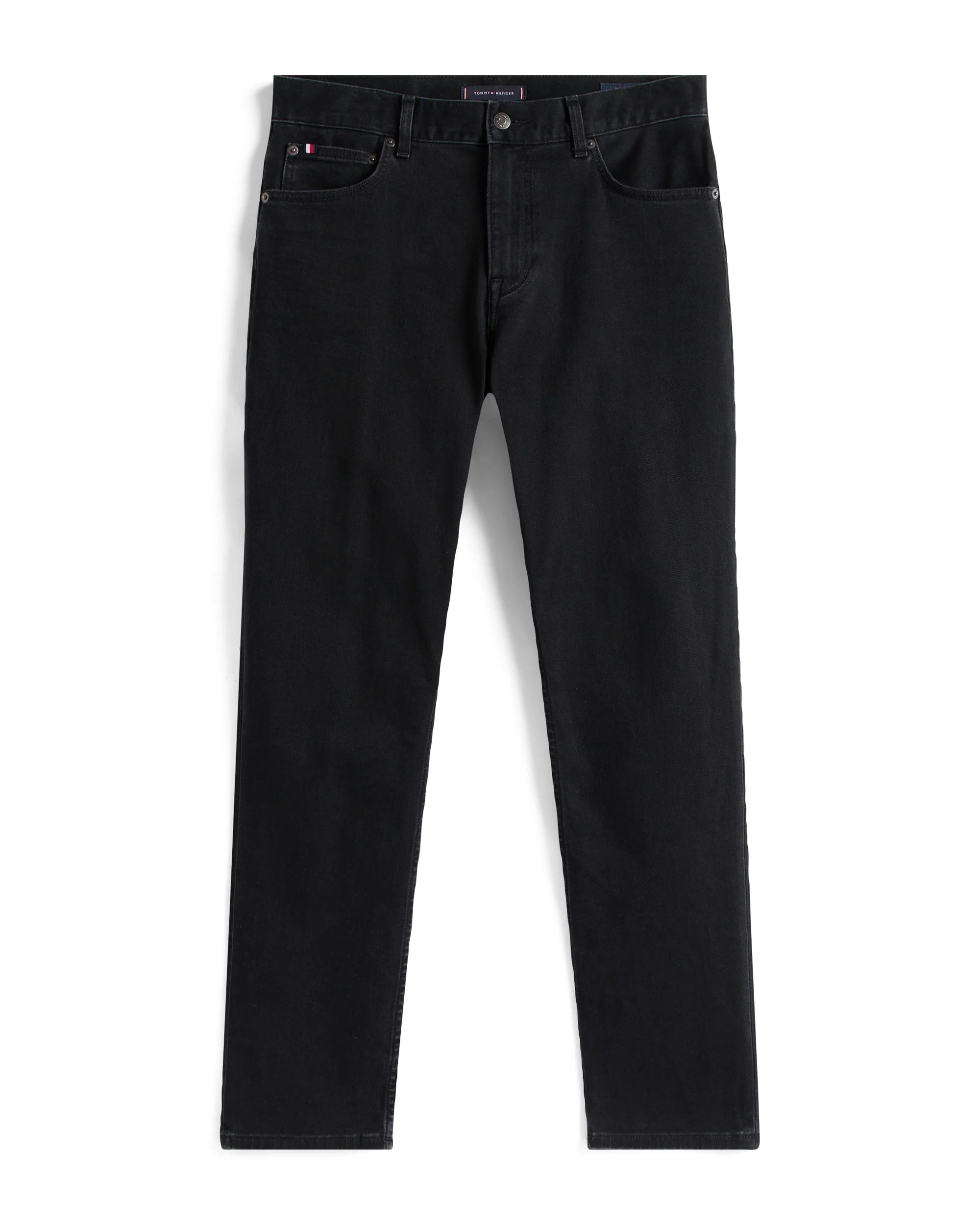 Tommy Hilfiger Denton Mens Straight Leg Jeans - Croft Black - Image 5