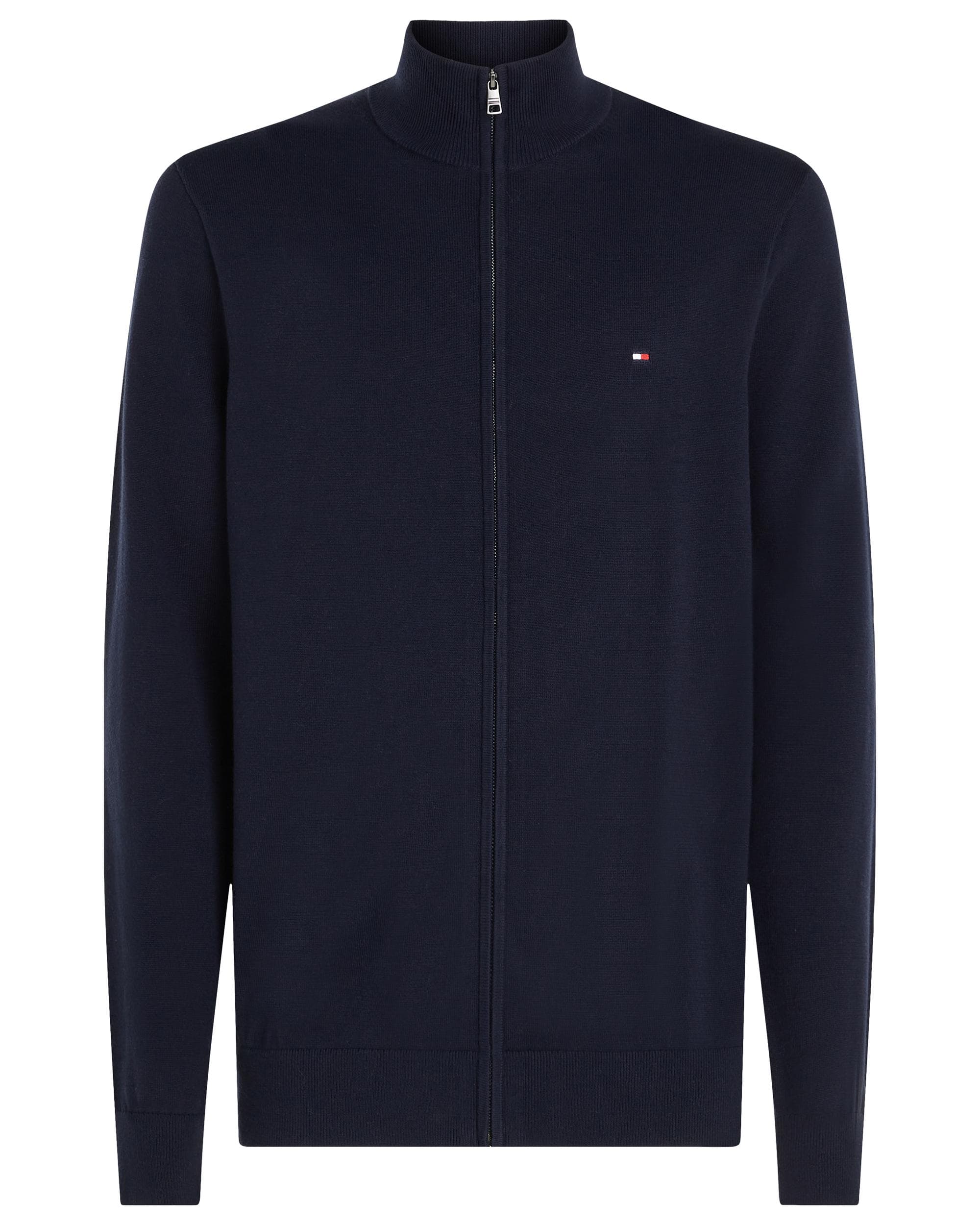 Tommy Hilfiger Essential Cotton Zip Through Sweatshirt - Image 5