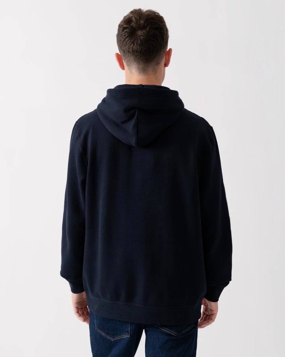 Tommy Hilfiger Essential Fleece Mens Hoodie - Desert Sky - Image 4