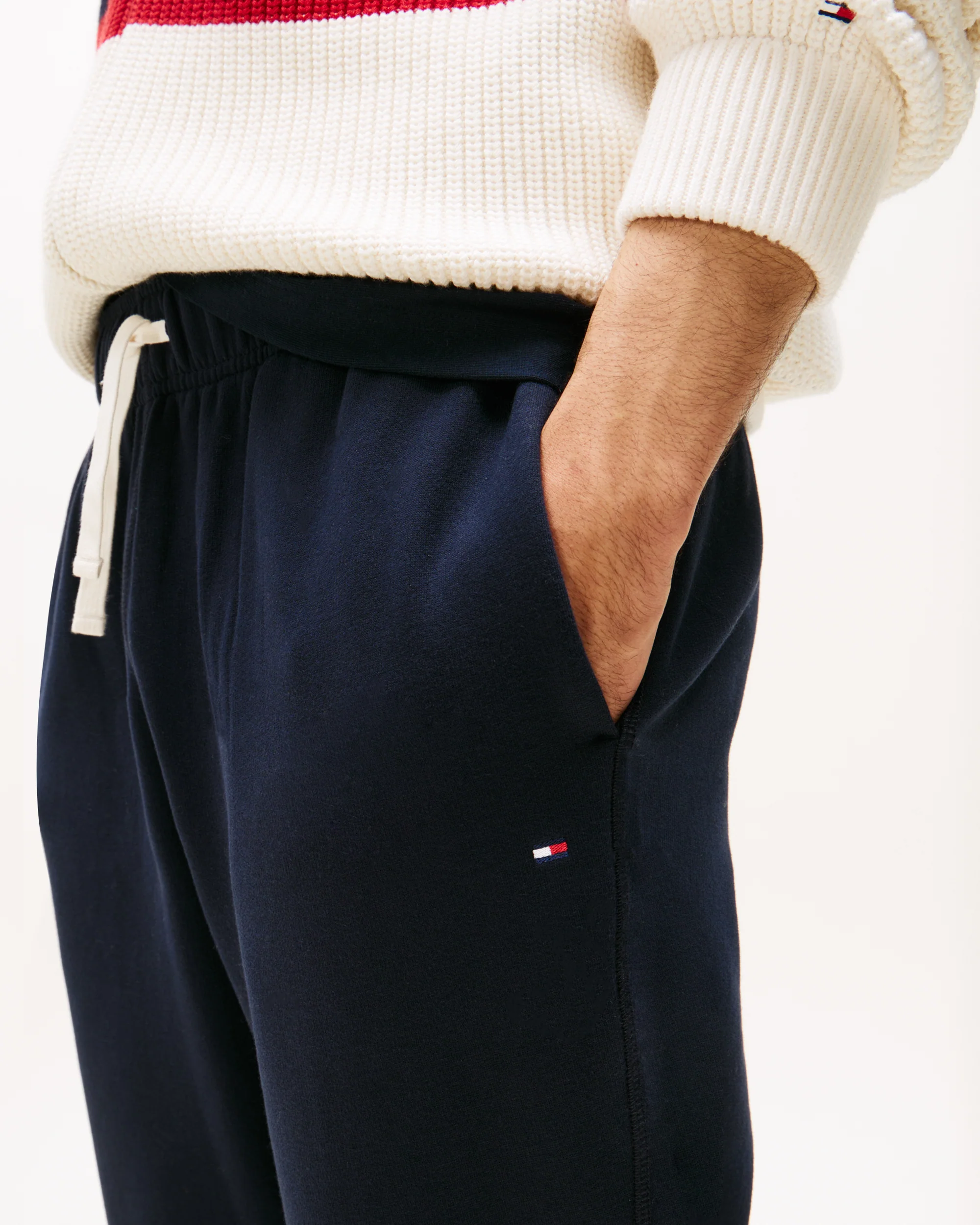 Tommy Hilfiger Essential Fleece Mens Sweatpants - Desert Sky - Image 2