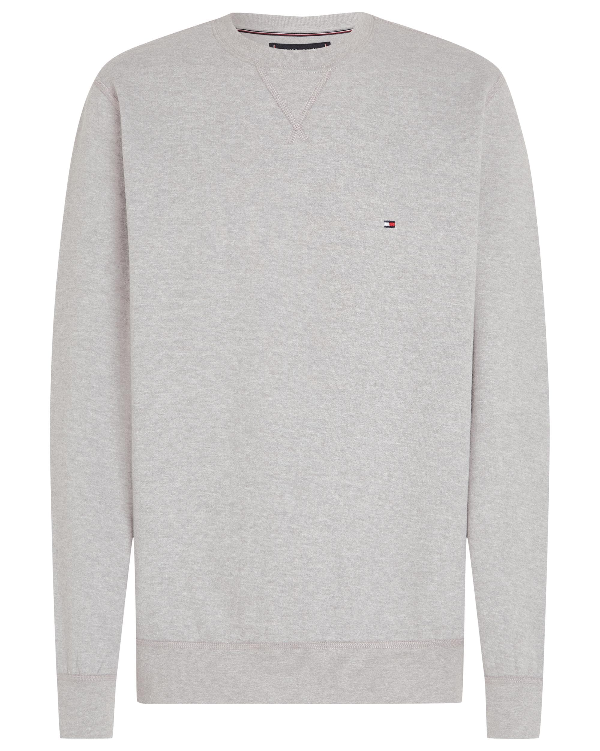 Tommy Hilfiger Essential Fleece Mens Sweatshirt - Medium Grey Heather - Image 5