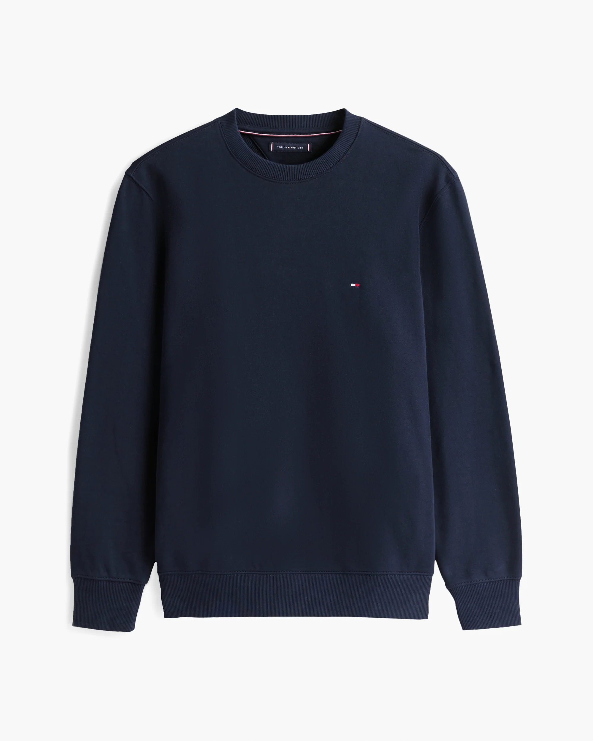 Tommy Hilfiger Essential Mens Terry Cotton Crew Neck - Desert Sky - Image 5