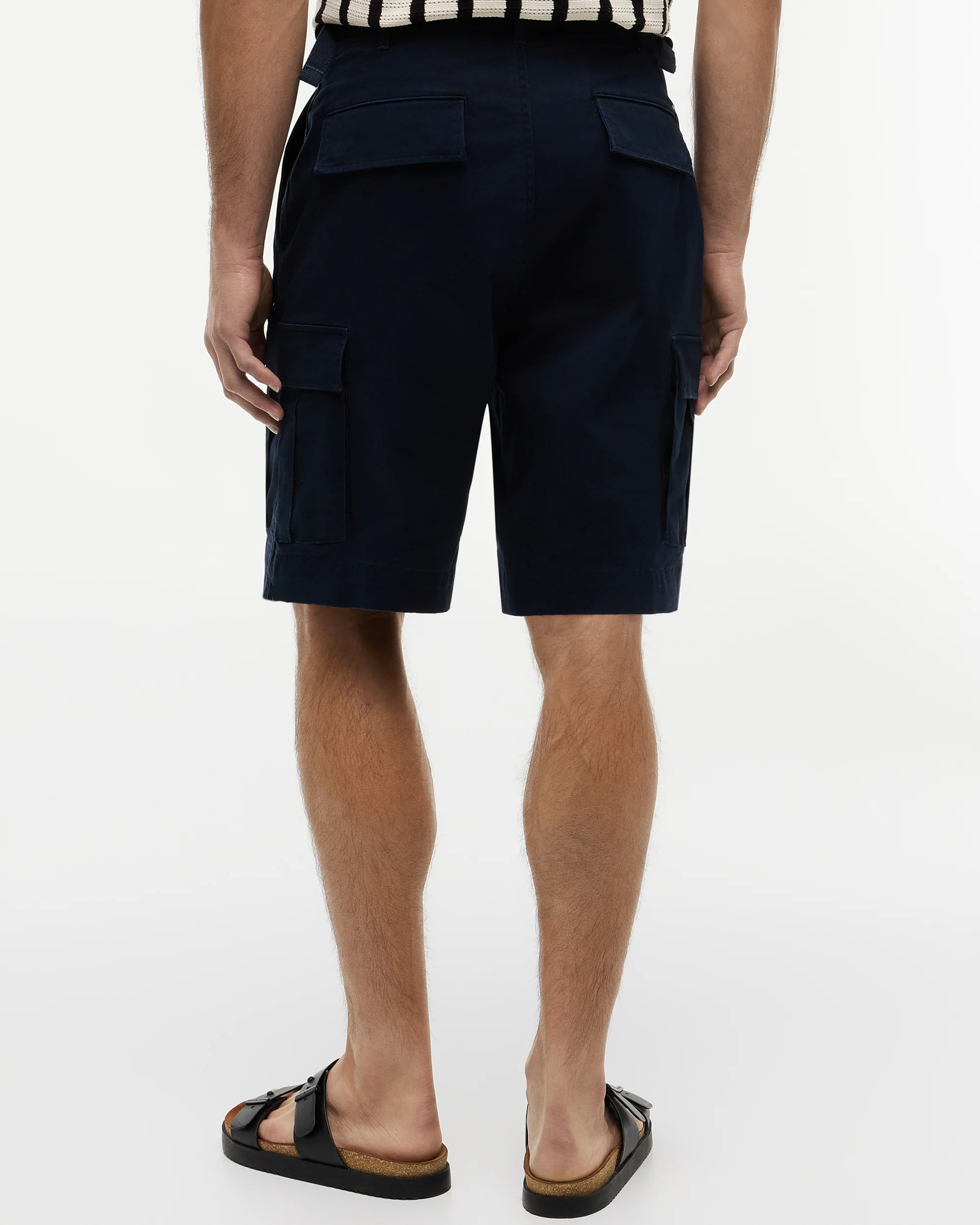 Tommy Hilfiger Essential Mens Twill Cargo Shorts - Desert Sky - Image 4
