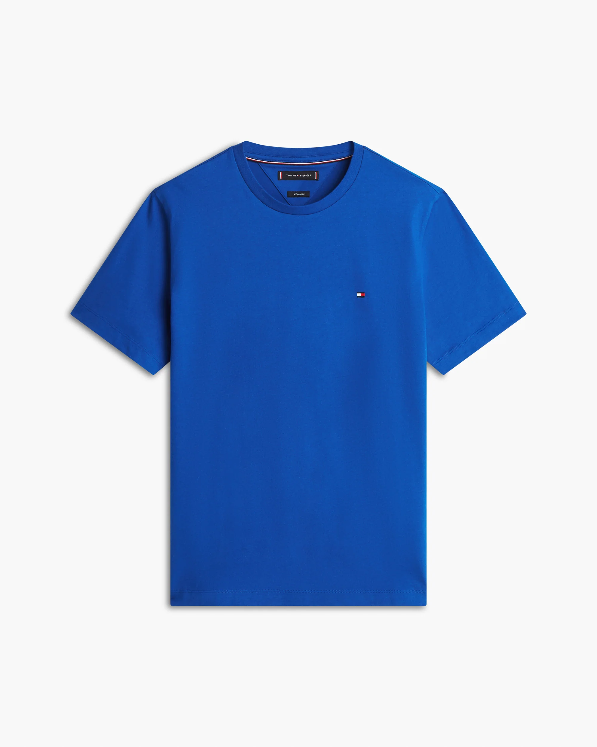 Tommy Hilfiger Essential Seasonal Regular Fit Solid Mens T-Shirt - Regal Blue - Image 5