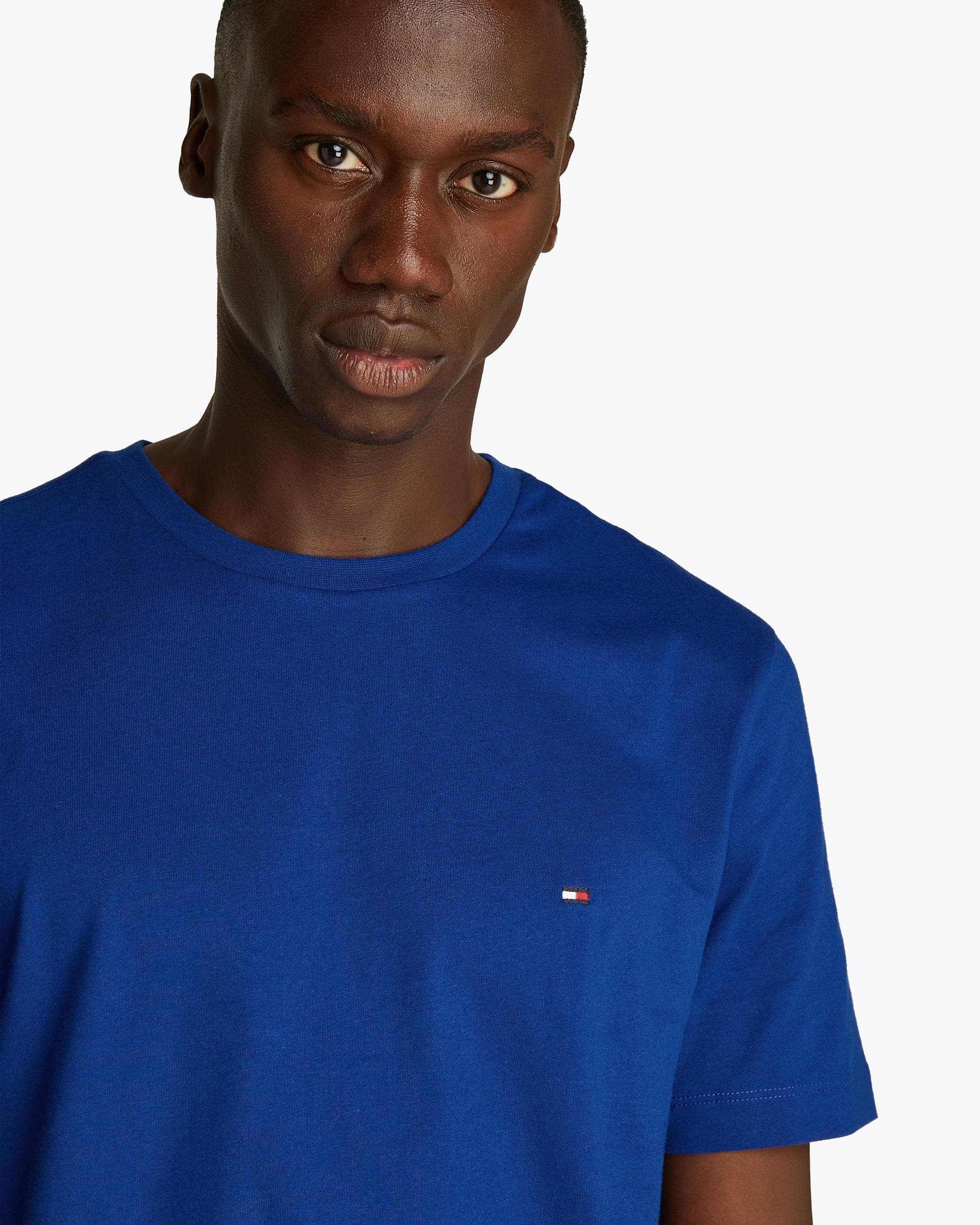 Tommy Hilfiger Essential Seasonal Regular Fit Solid Mens T-Shirt - Wedge Blue - Image 2