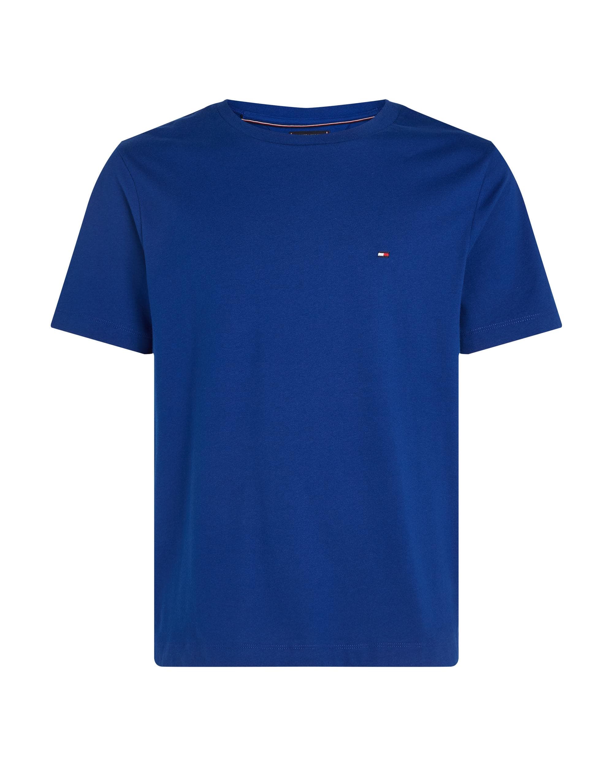 Tommy Hilfiger Essential Seasonal Regular Fit Solid Mens T-Shirt - Wedge Blue - Image 5