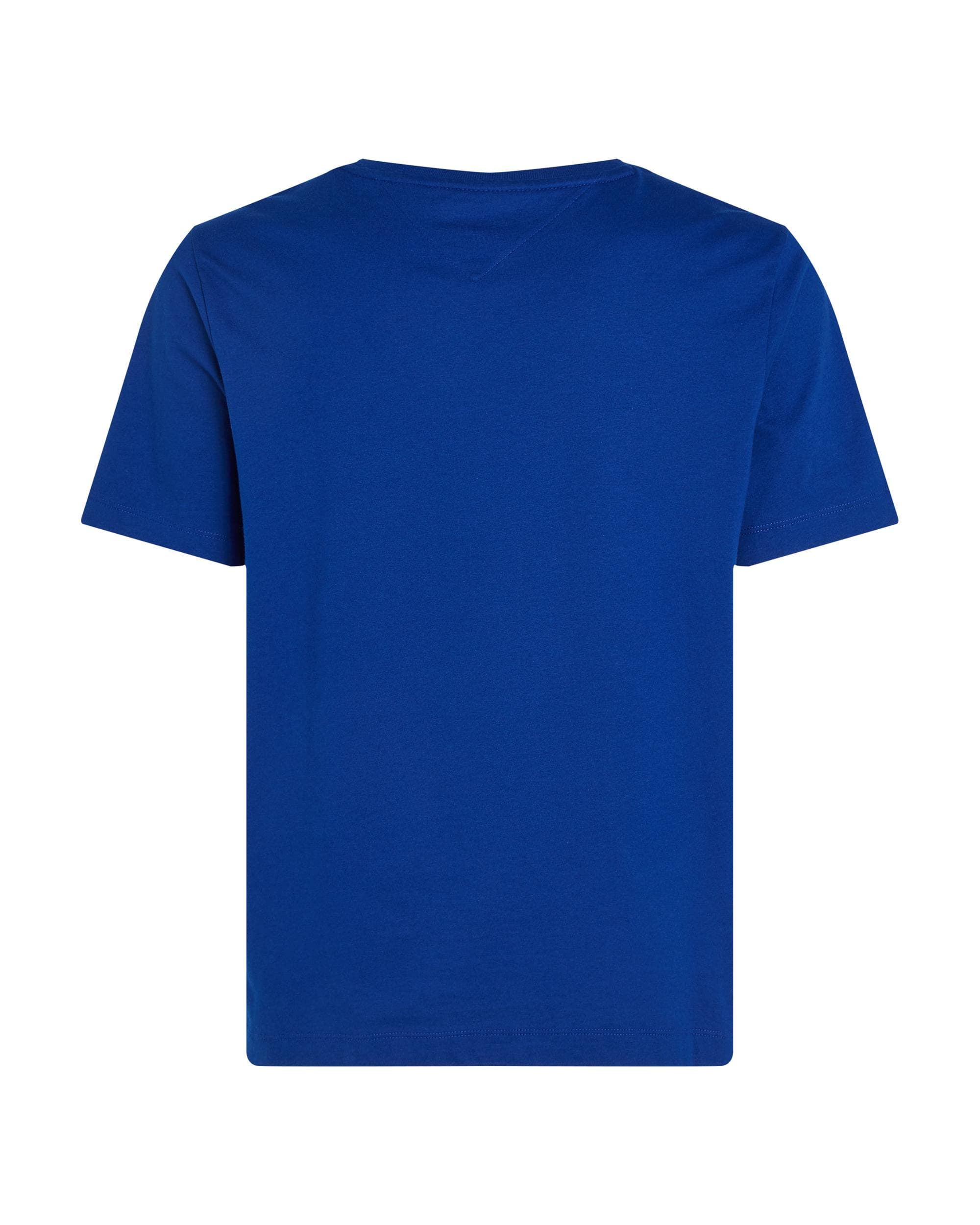 Tommy Hilfiger Essential Seasonal Regular Fit Solid Mens T-Shirt - Wedge Blue - Image 6