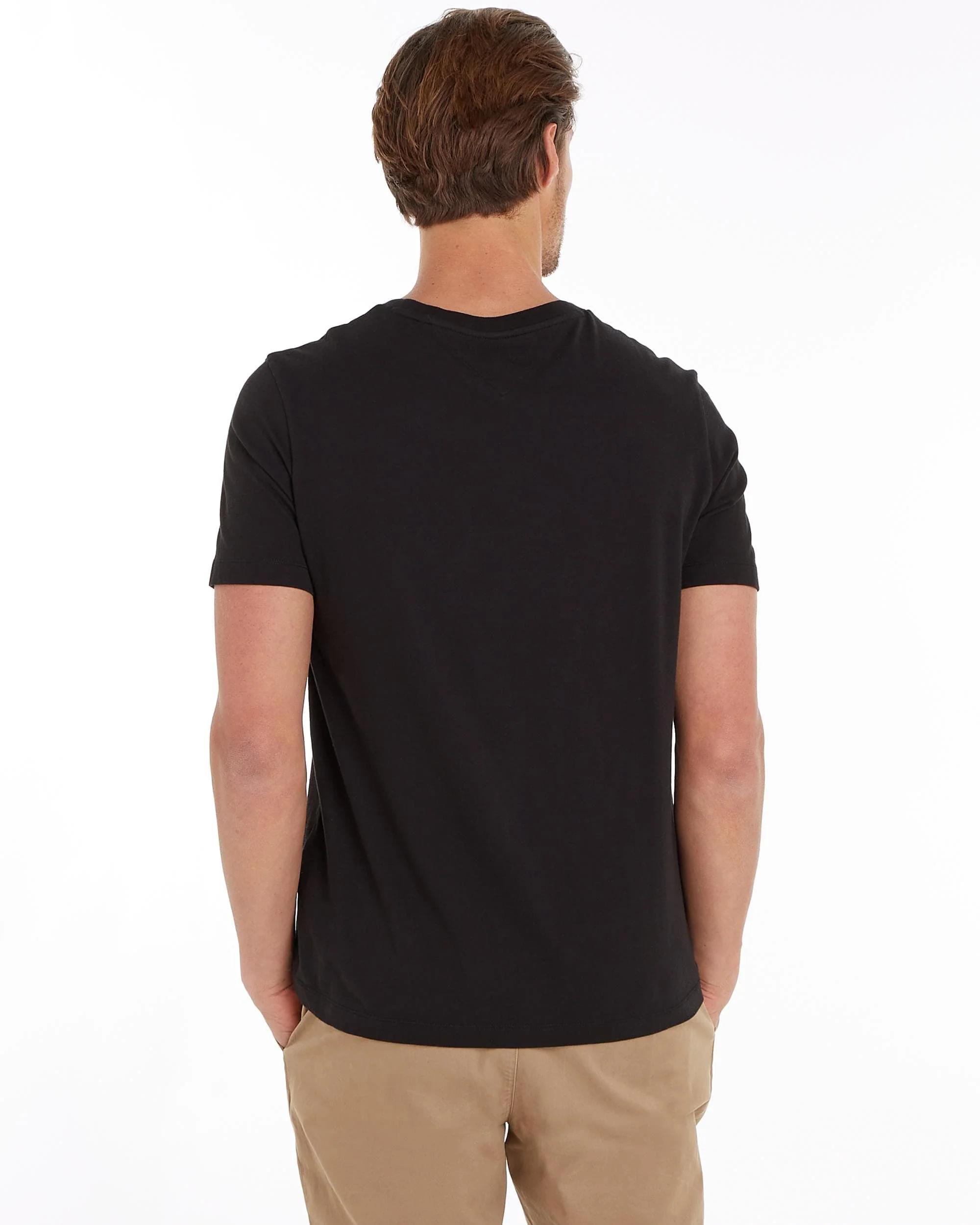 Tommy Hilfiger Essential Solid Mens T-Shirt - Black - Image 3