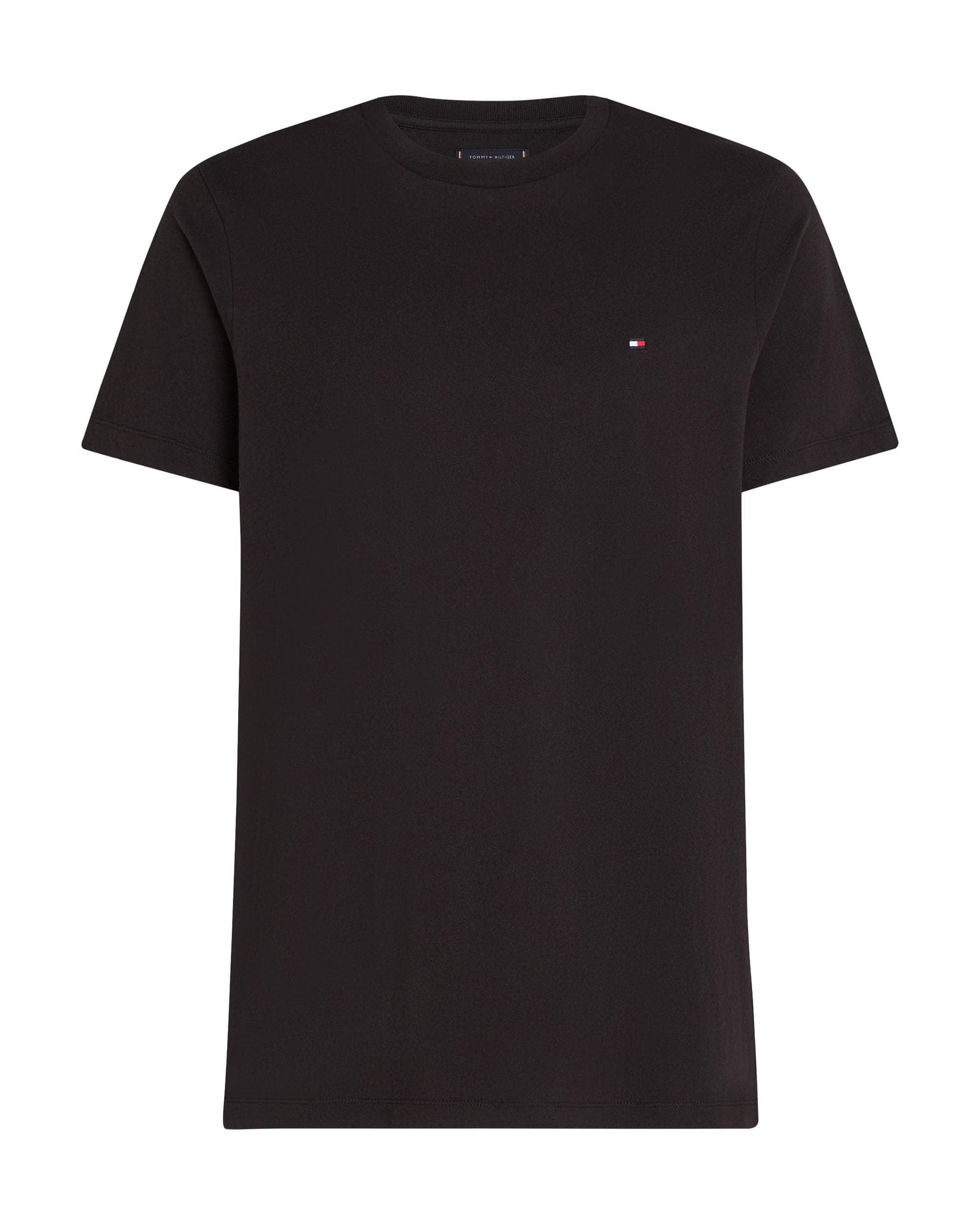 Tommy Hilfiger Essential Solid Mens T-Shirt - Black - Image 5