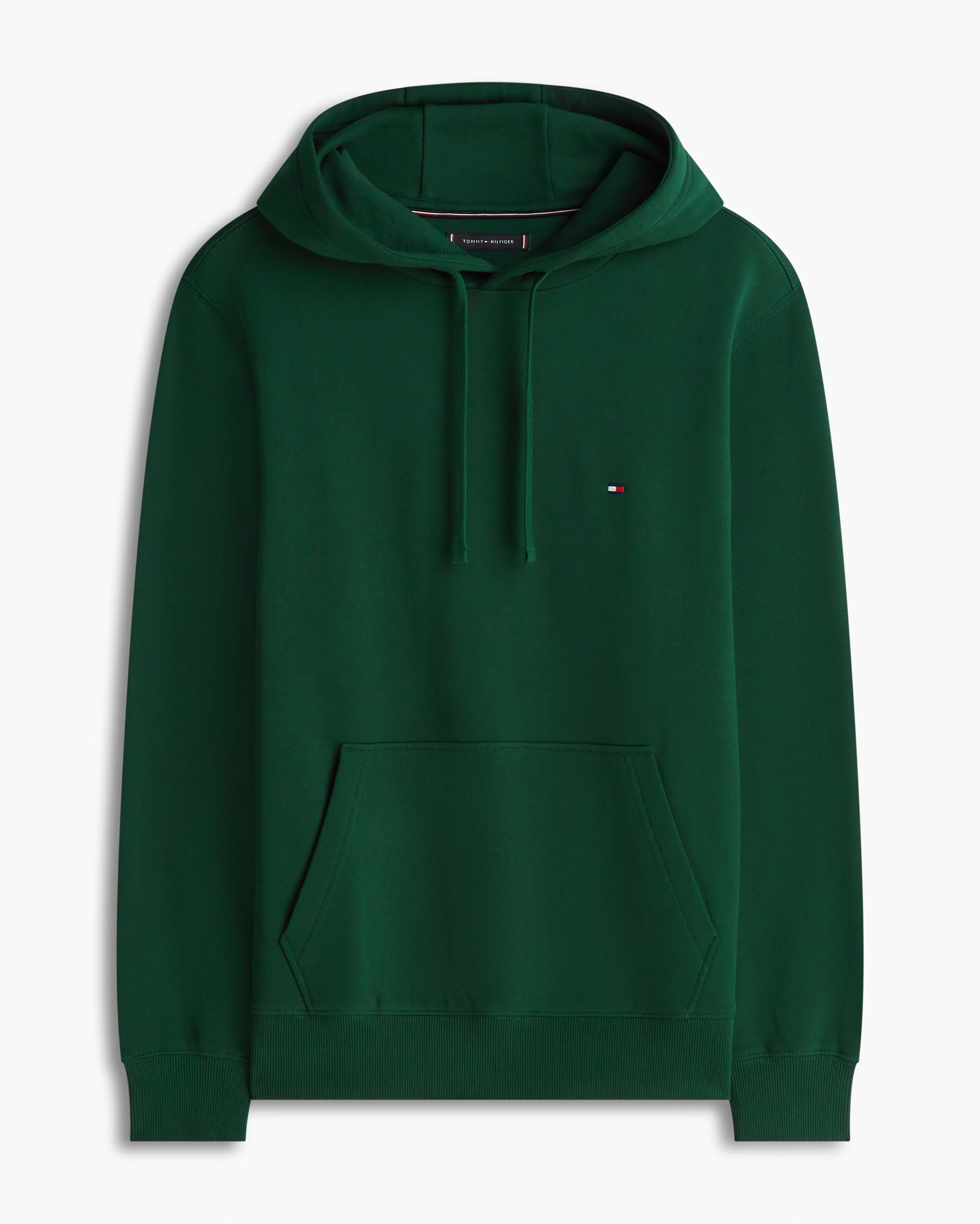 Tommy Hilfiger Essential Terry Mens Hoodie - Nocturnal Green - Image 5