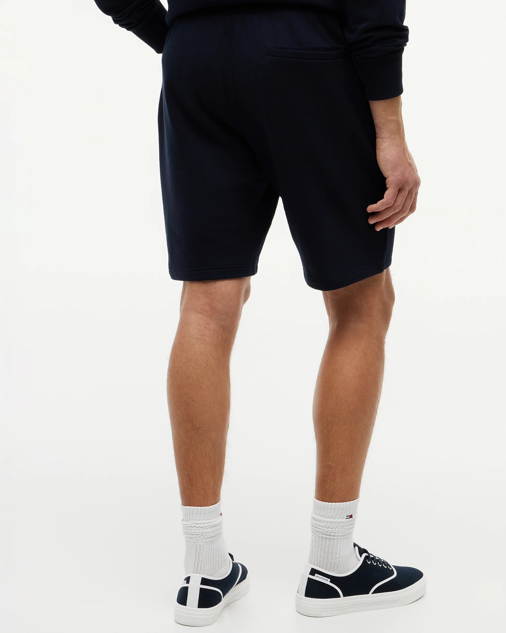Tommy Hilfiger Essential Terry Mens Sweatshorts - Navy Blue - Image 4