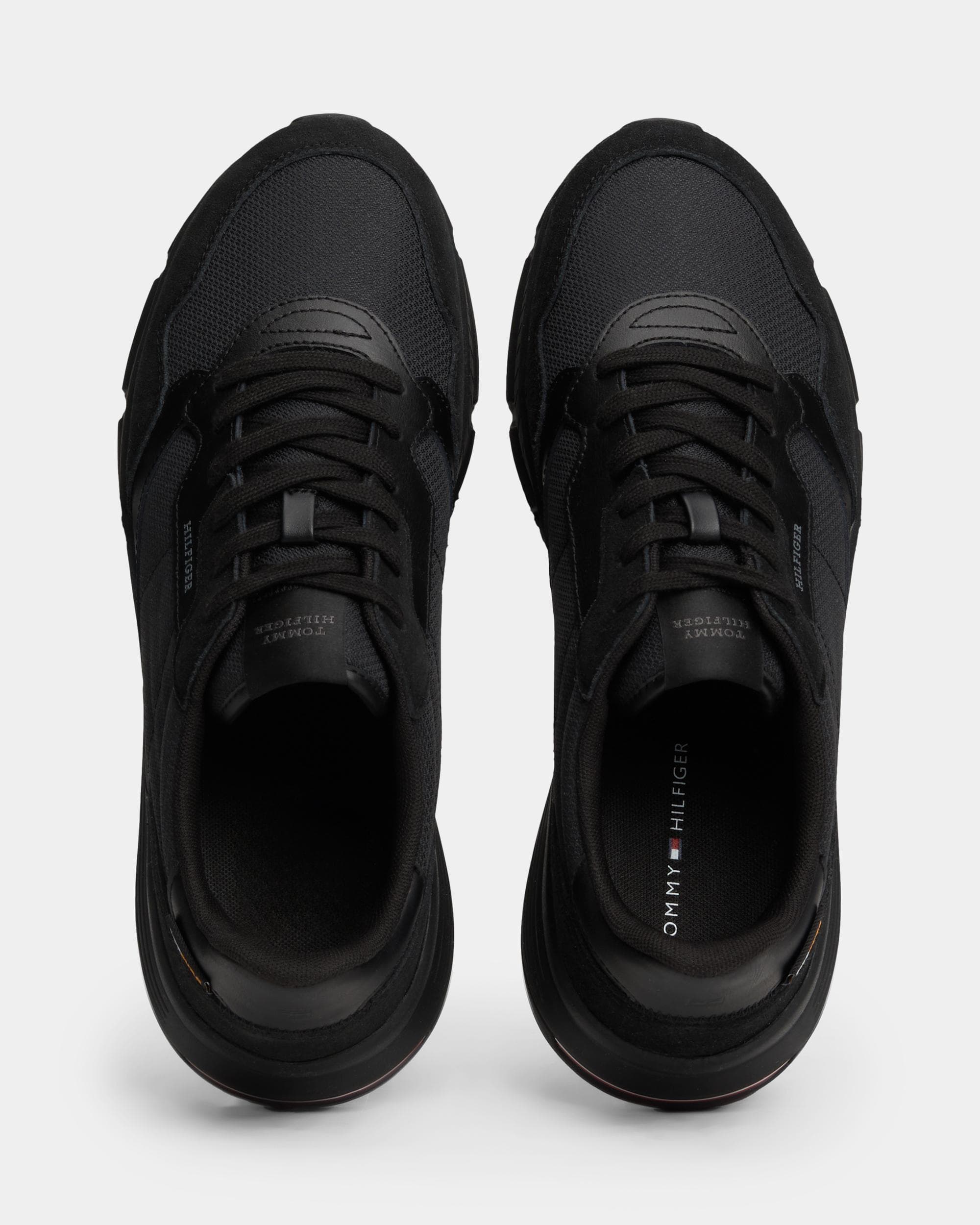 Tommy Hilfiger Faston Cordura Mix Mens Suede Trainers - Image 3