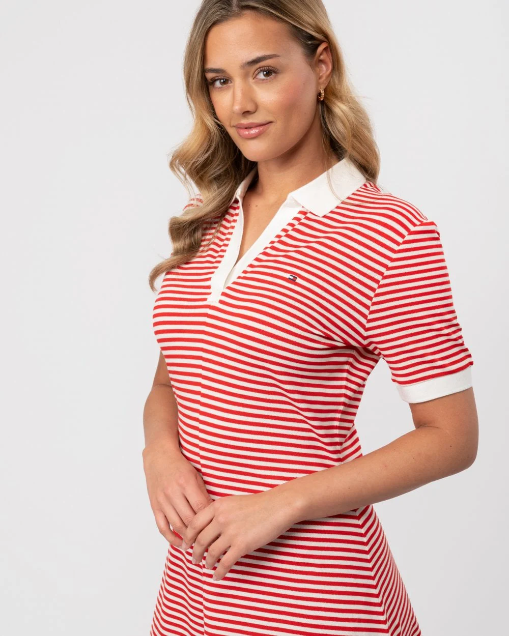 Tommy Hilfiger F&F Open Placket Lyocell Womens Polo Dress - Image 2