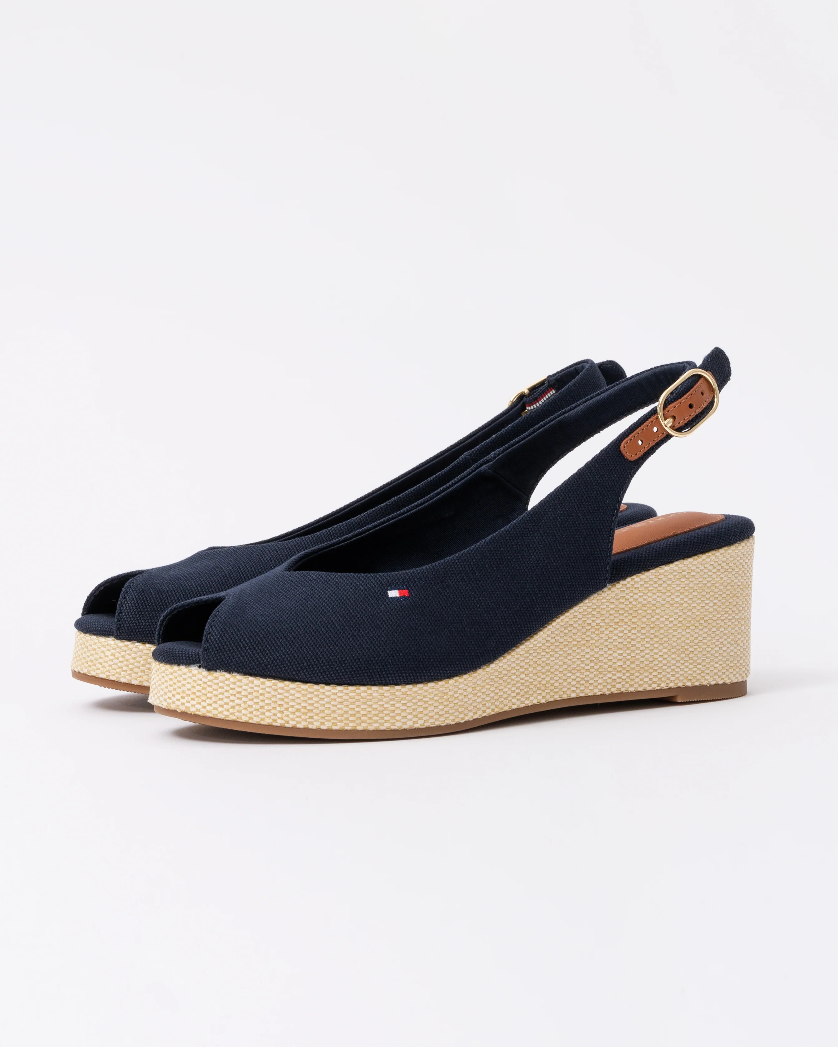 Tommy Hilfiger Flag Mid Wedge Womens Espadrille