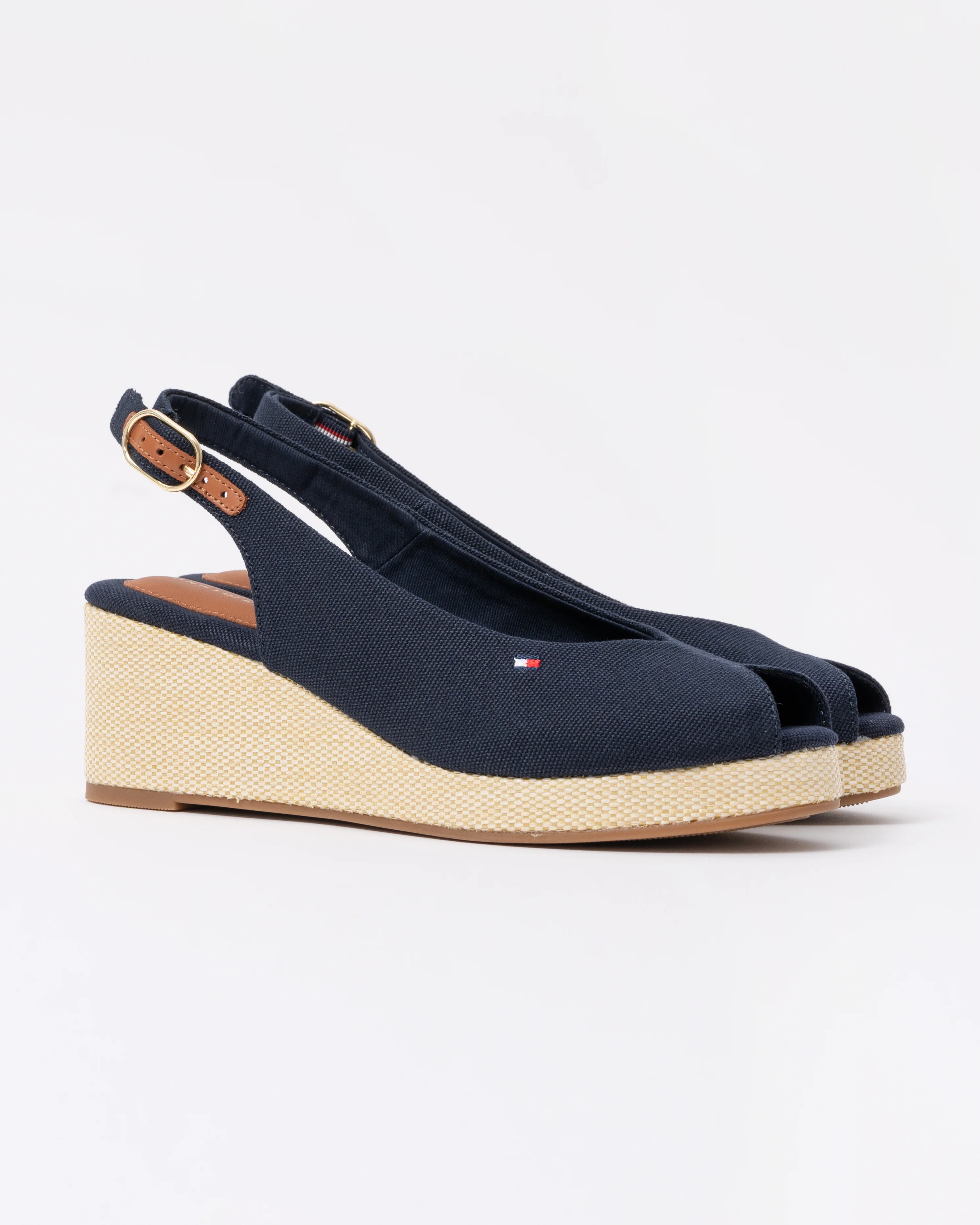 Tommy Hilfiger Flag Mid Wedge Womens Espadrille - Image 3