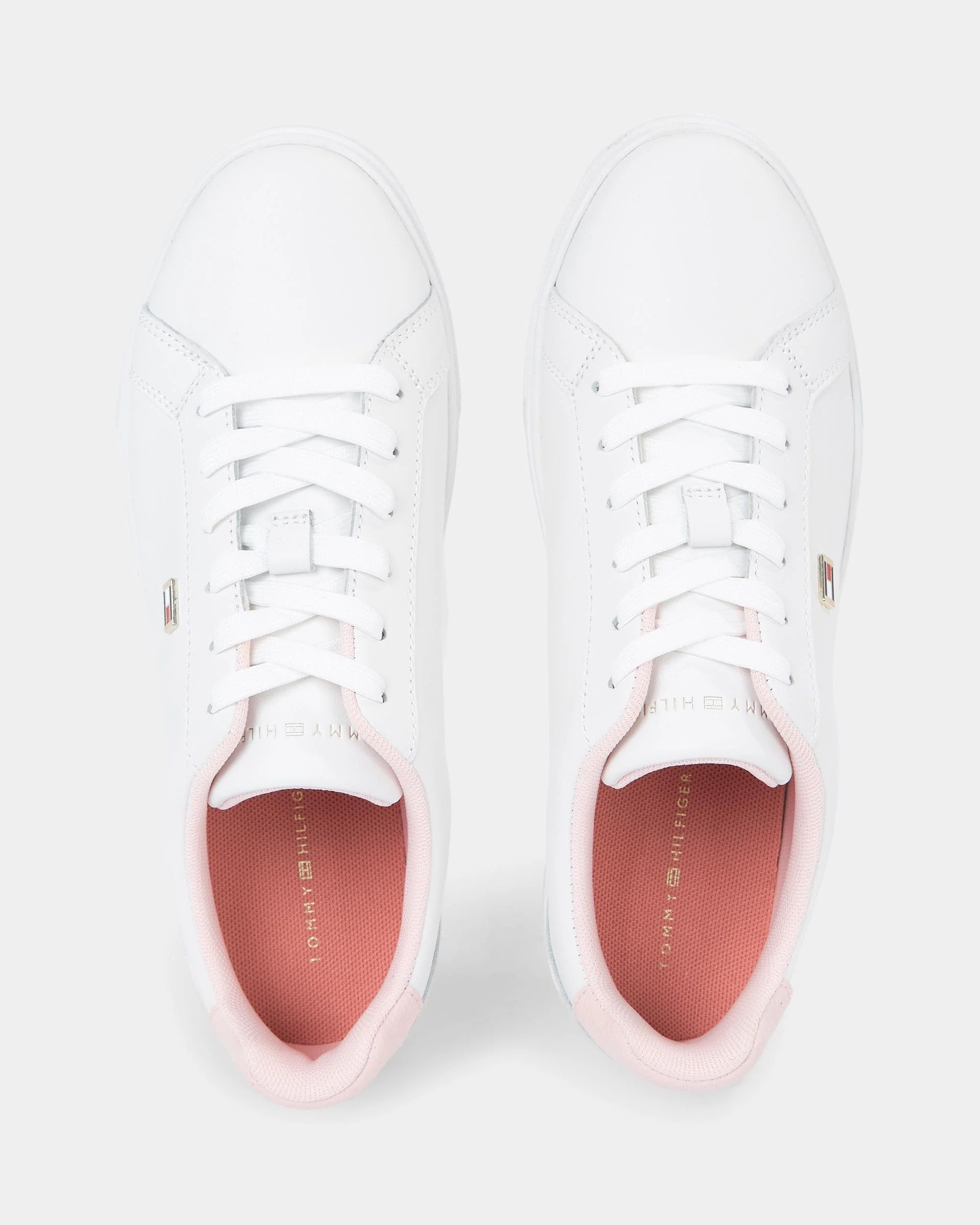 Tommy Hilfiger Flag Womens Court Trainers - Image 3