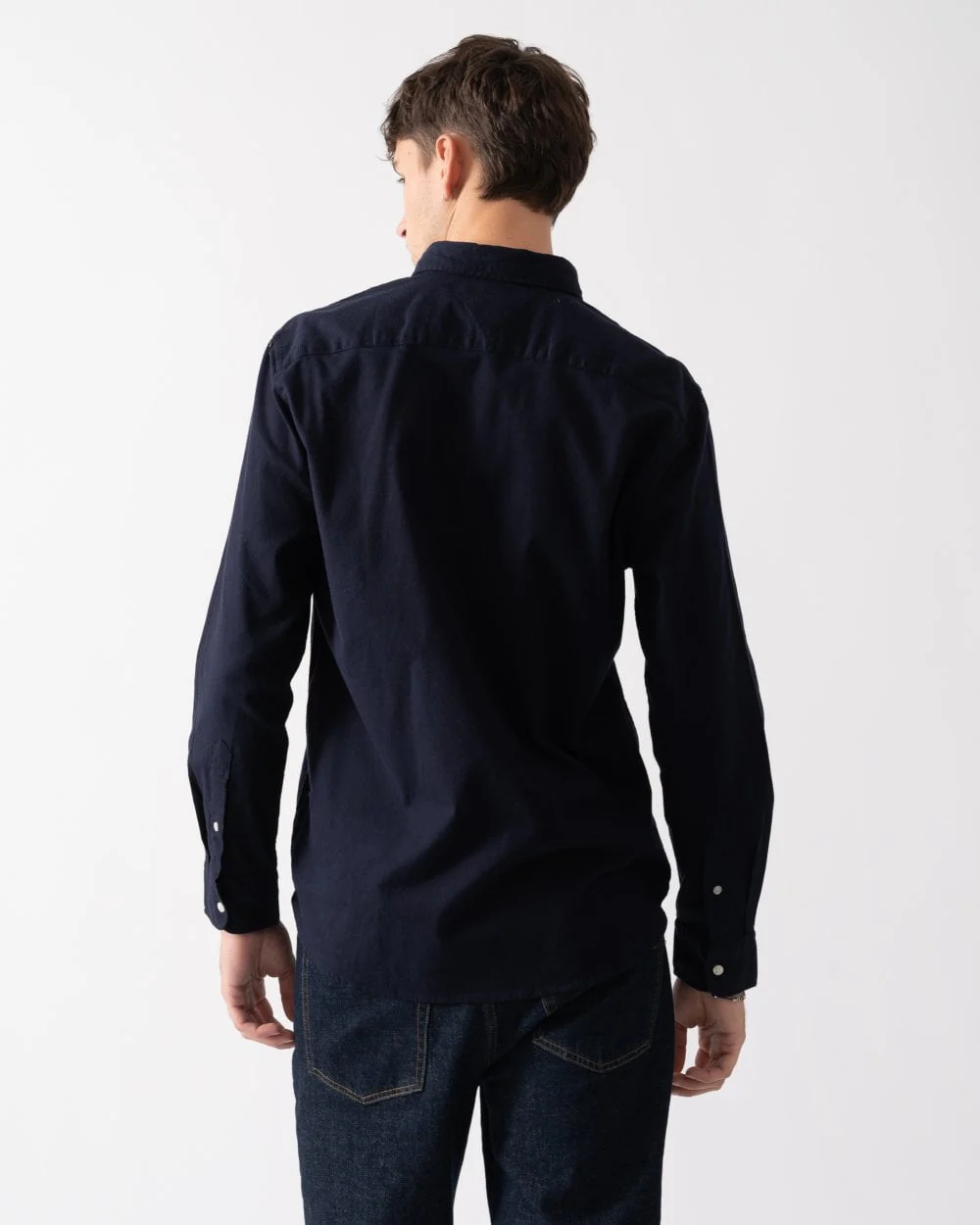Tommy Hilfiger Flex Brushed Solid Mens Long Sleeve Shirt - Image 4