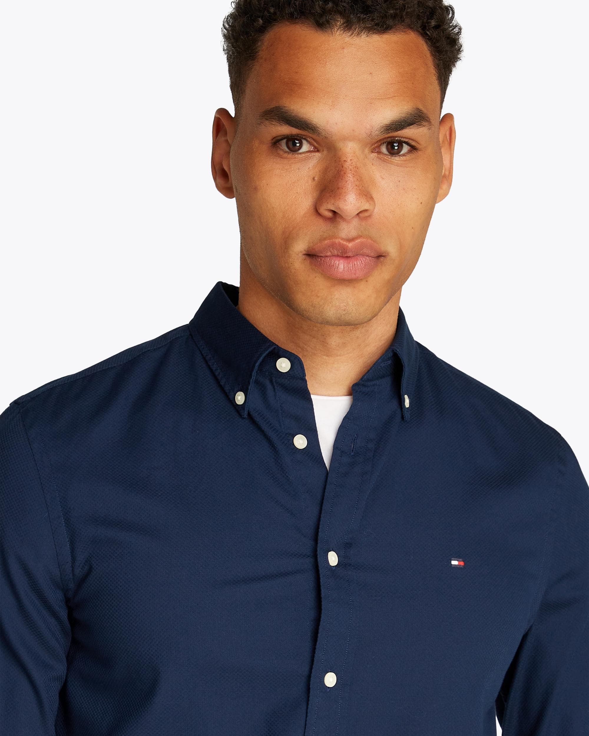 Tommy Hilfiger Flex Dobby Mens Shirt - Image 2