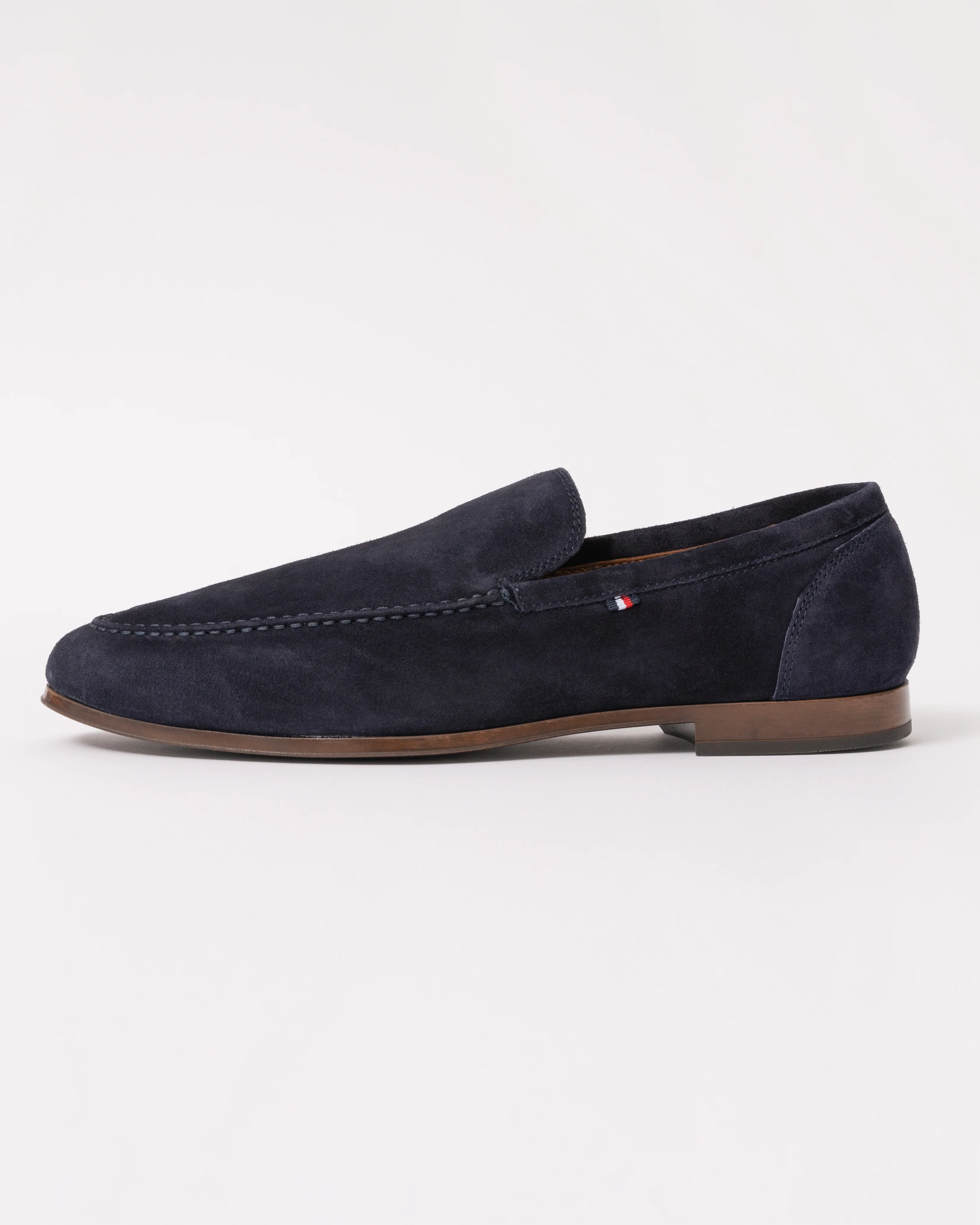Tommy Hilfiger Flexible Suede Mens Loafer - Desert Sky - Image 2
