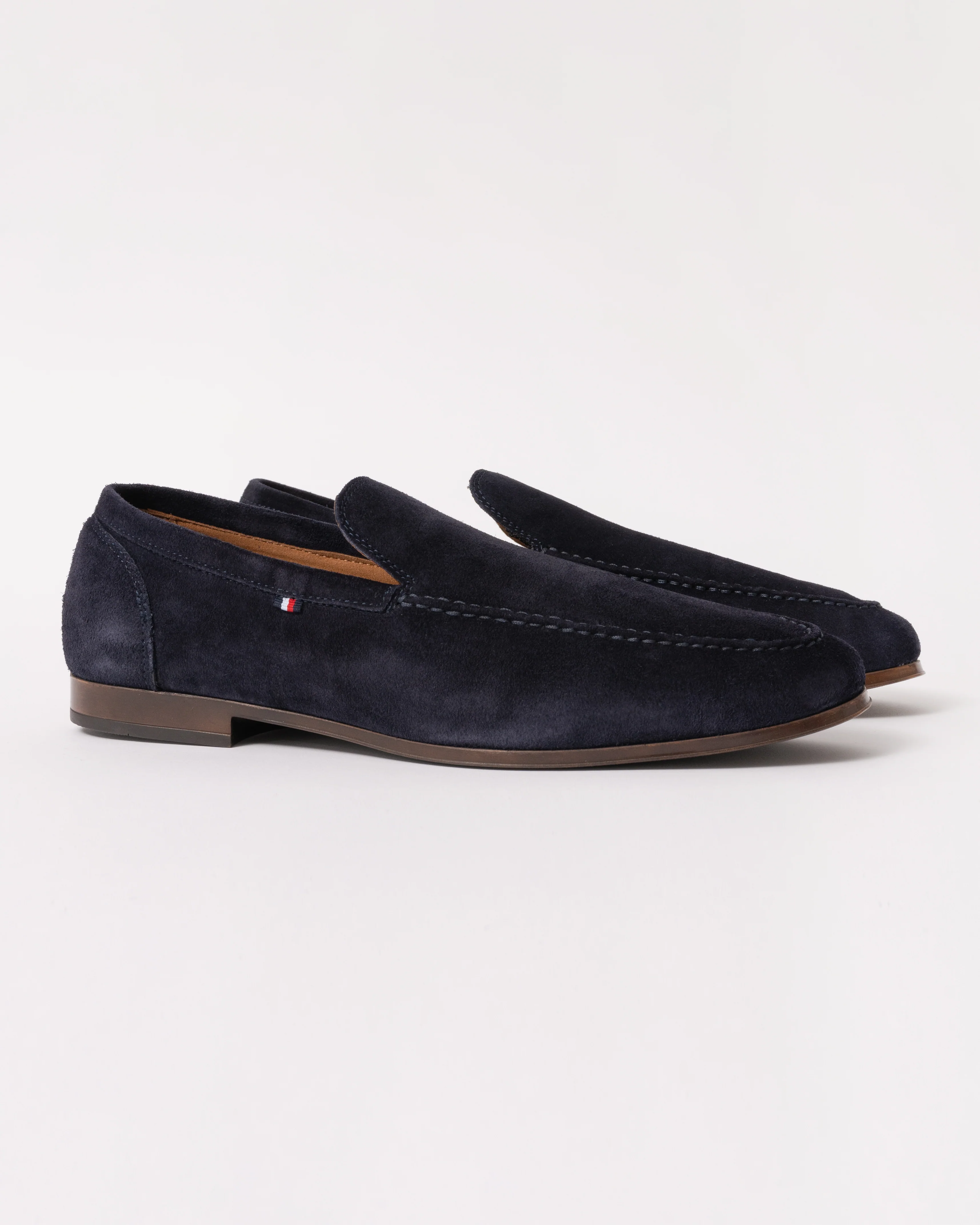 Tommy Hilfiger Flexible Suede Mens Loafer - Desert Sky - Image 3
