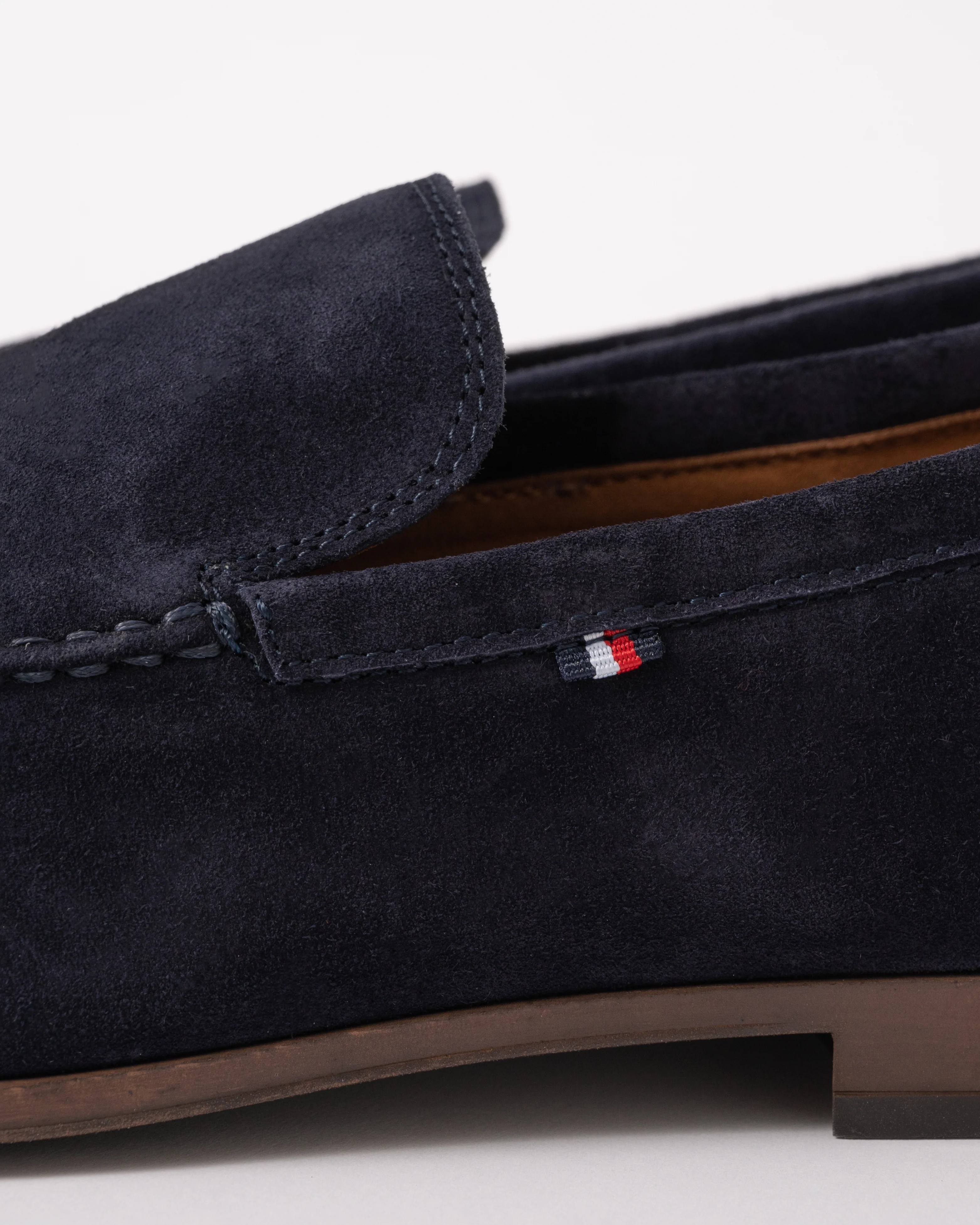 Tommy Hilfiger Flexible Suede Mens Loafer - Desert Sky - Image 6