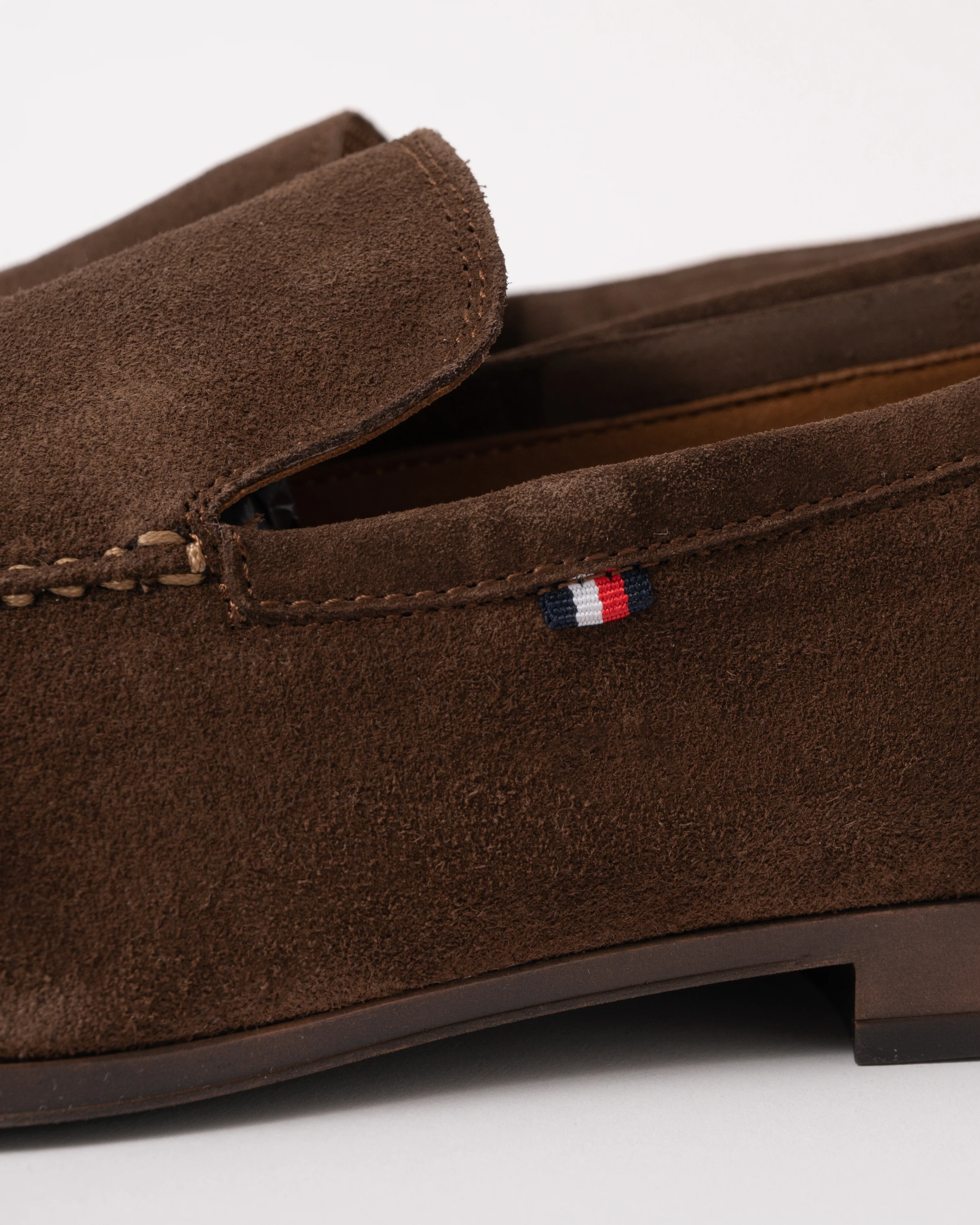 Tommy Hilfiger Flexible Suede Mens Loafer - Legacy Brown - Image 5