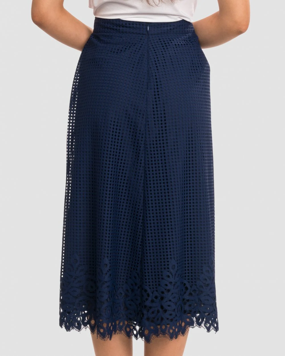 Tommy Hilfiger Helena Laser Cut Womens Skirt - Image 2