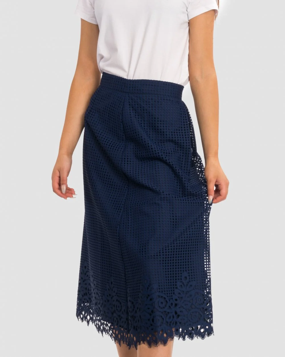 Tommy Hilfiger Helena Laser Cut Womens Skirt - Image 4