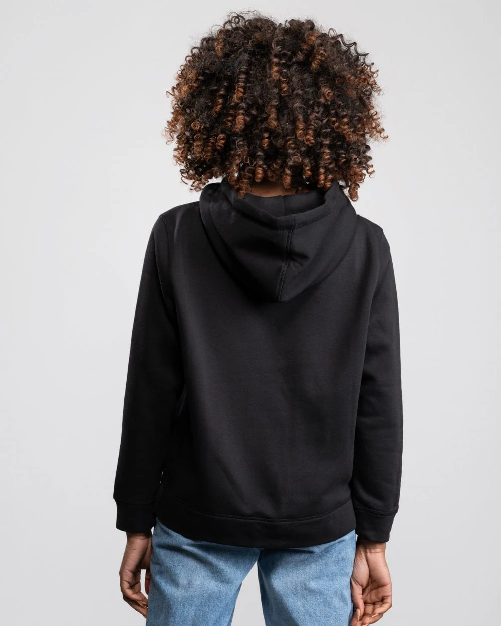 Tommy Hilfiger Heritage Logo Womens Hoodie - Black - Image 6