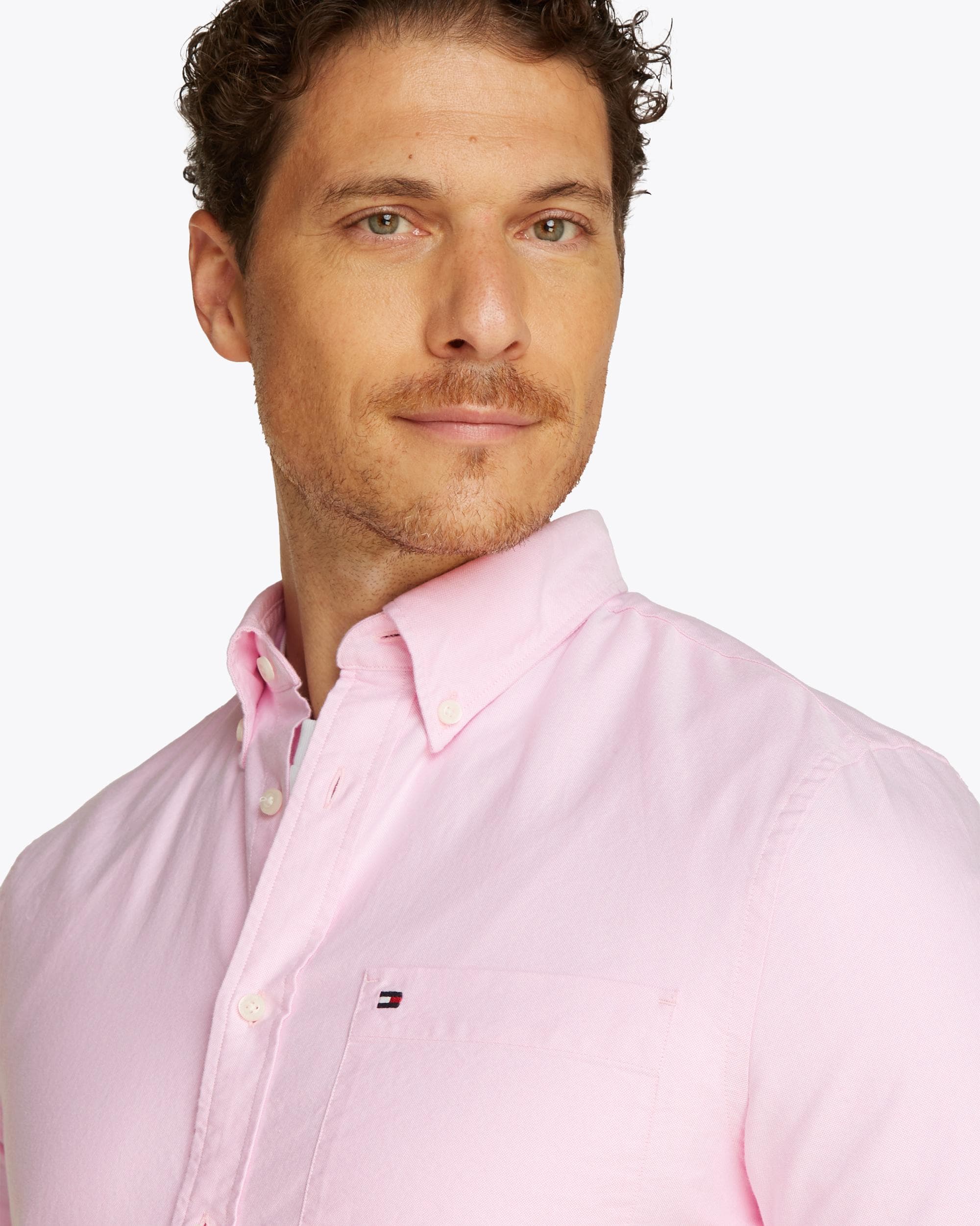 Tommy Hilfiger Heritage Oxford Shot Sleeve Mens Shirt - Image 2