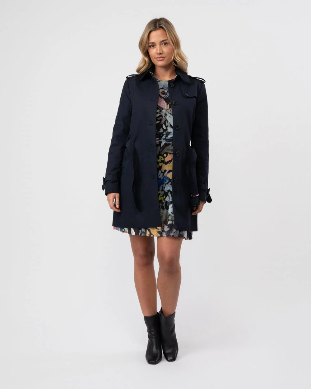 Tommy Hilfiger Heritage Single Breasted Womens Trench Coat - Image 2