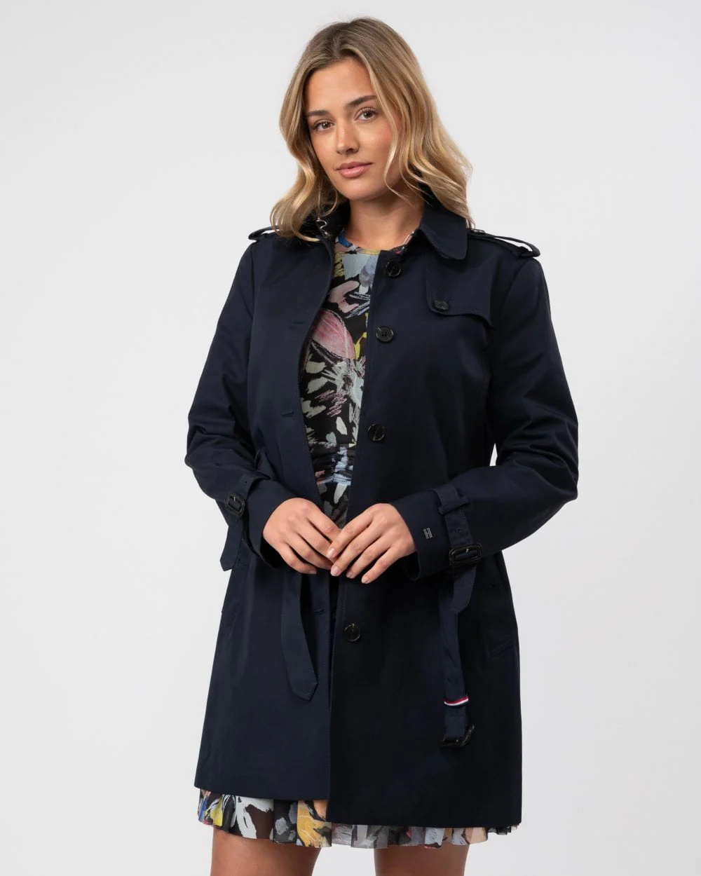 Tommy Hilfiger Heritage Single Breasted Womens Trench Coat - Image 3