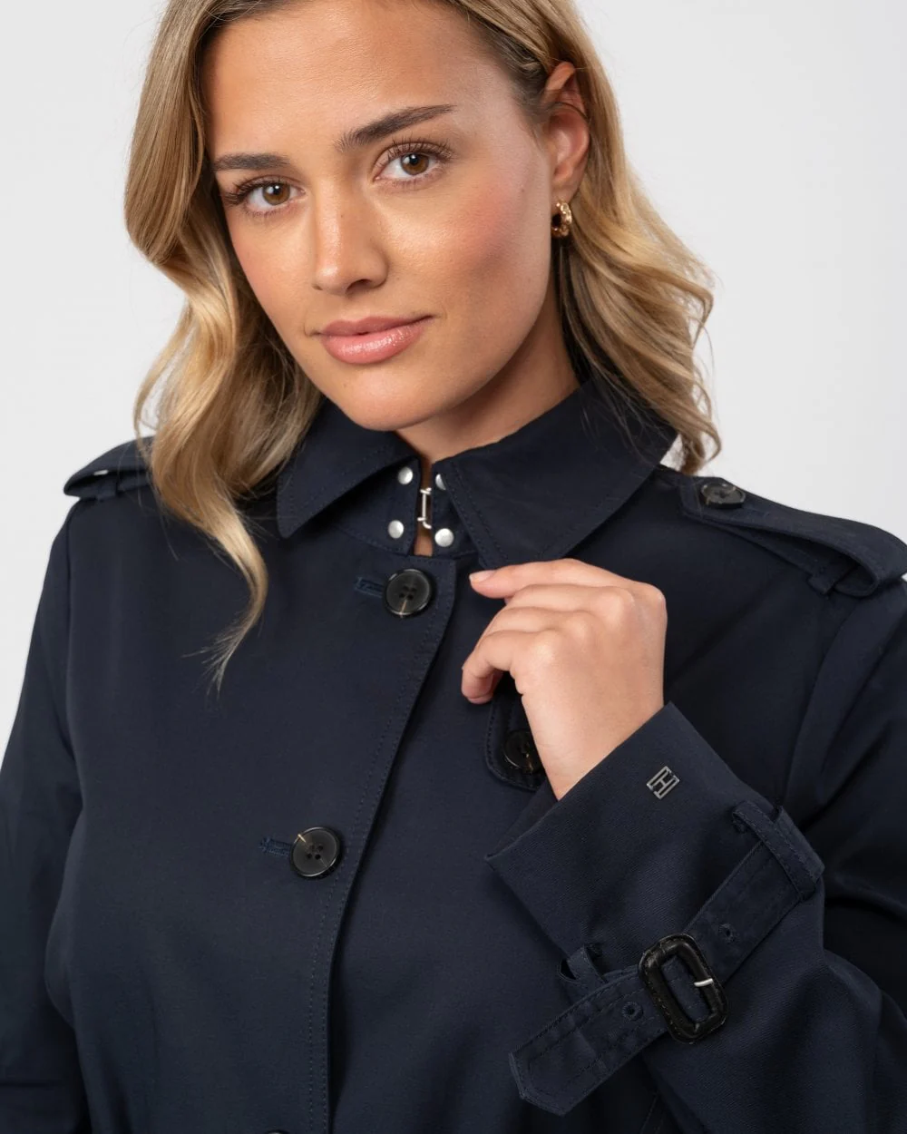 Tommy Hilfiger Heritage Single Breasted Womens Trench Coat - Image 5