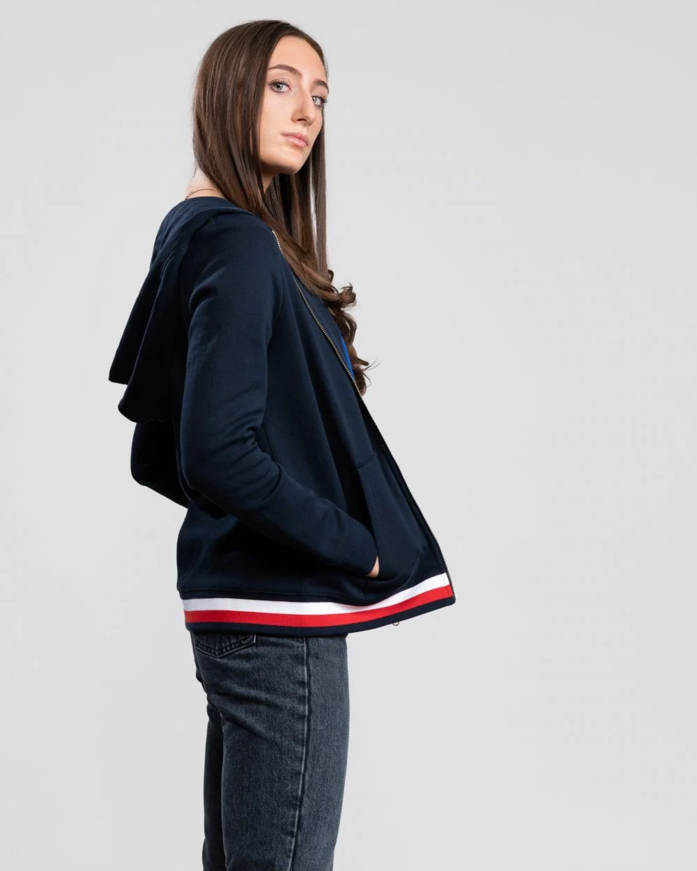 Tommy Hilfiger Heritage Zip-Thru Womens Hoodie - Image 2