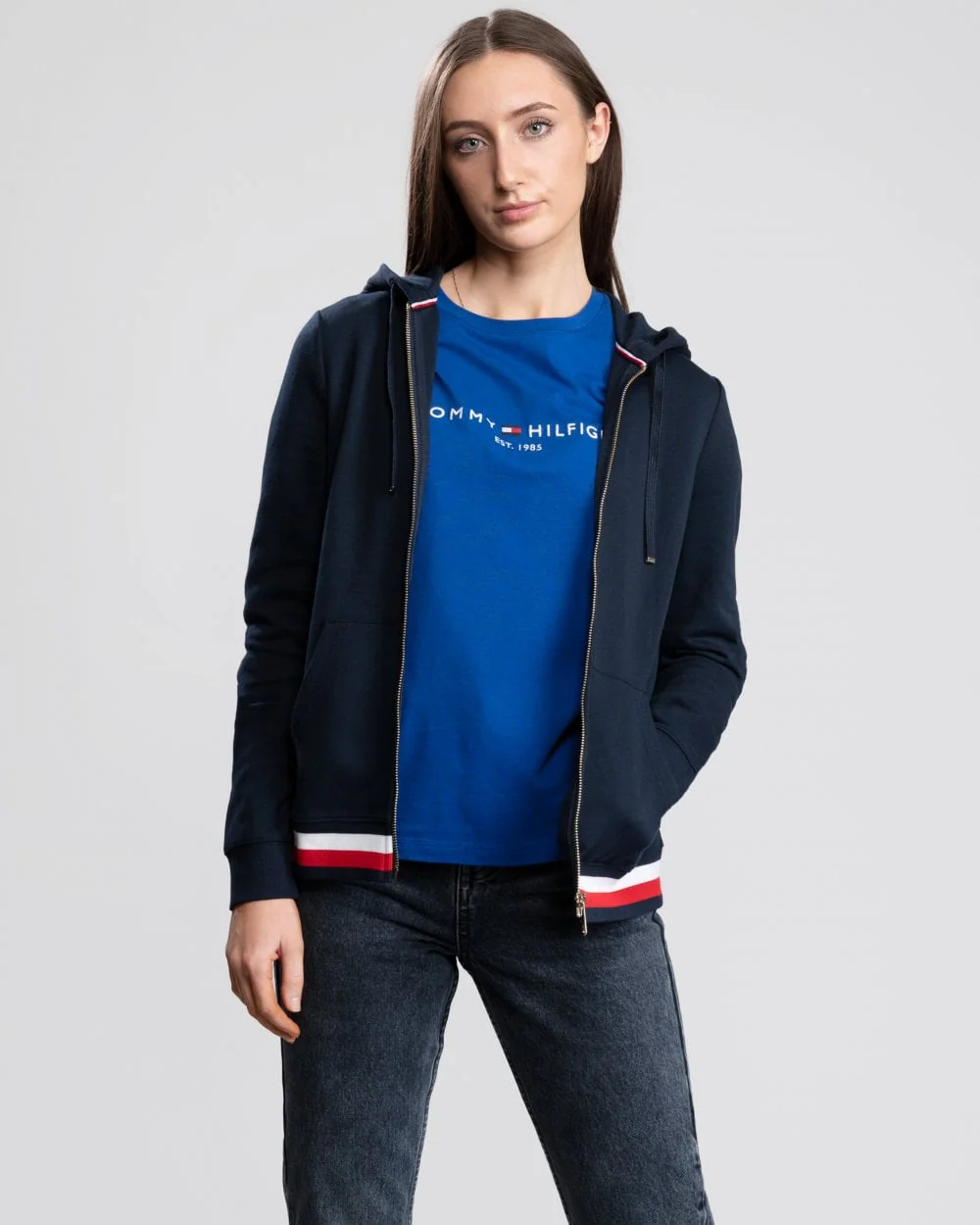 Tommy Hilfiger Heritage Zip-Thru Womens Hoodie - Image 3