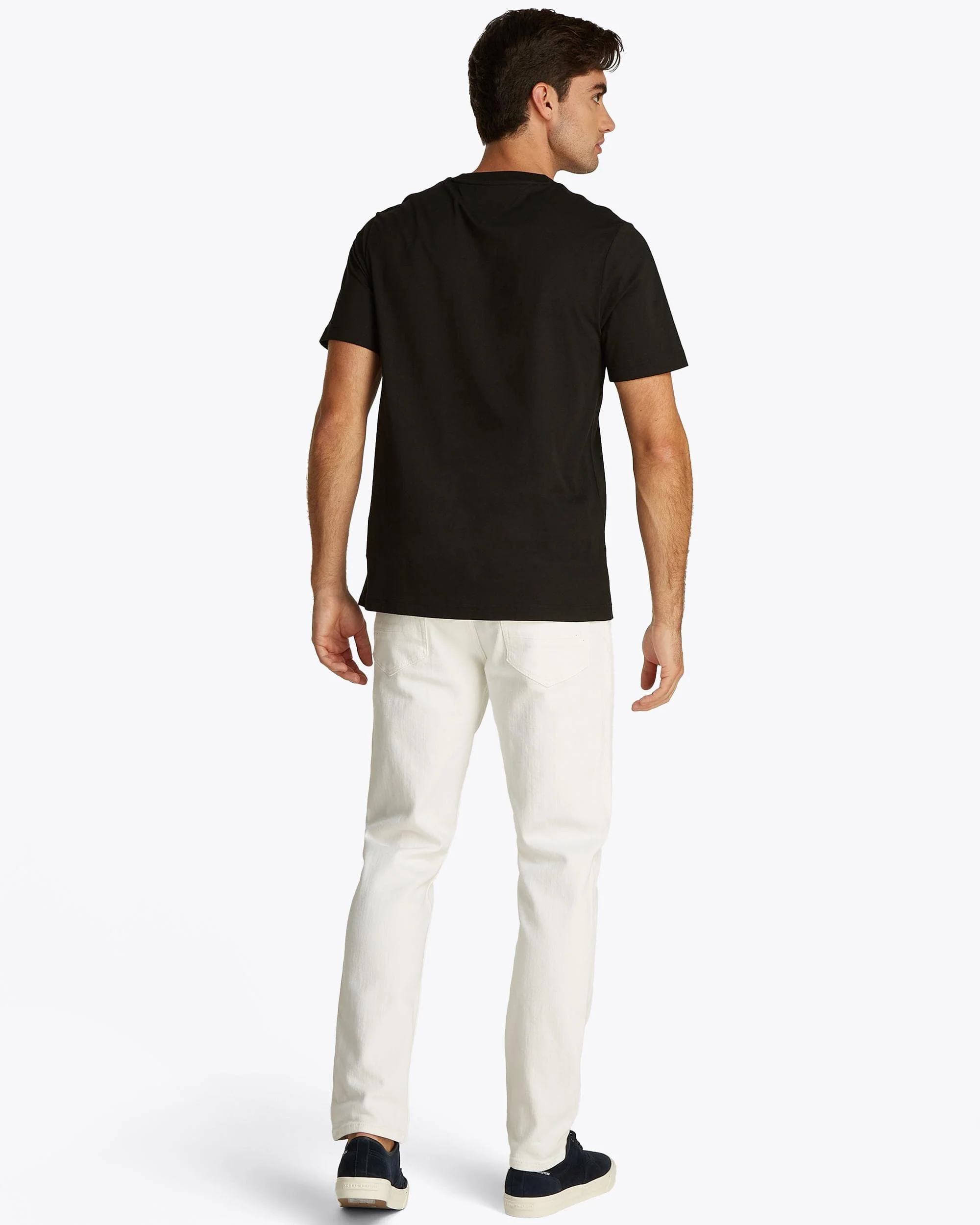 Tommy Hilfiger Hilfiger Chest Insert Mens T-Shirt - Black - Image 3