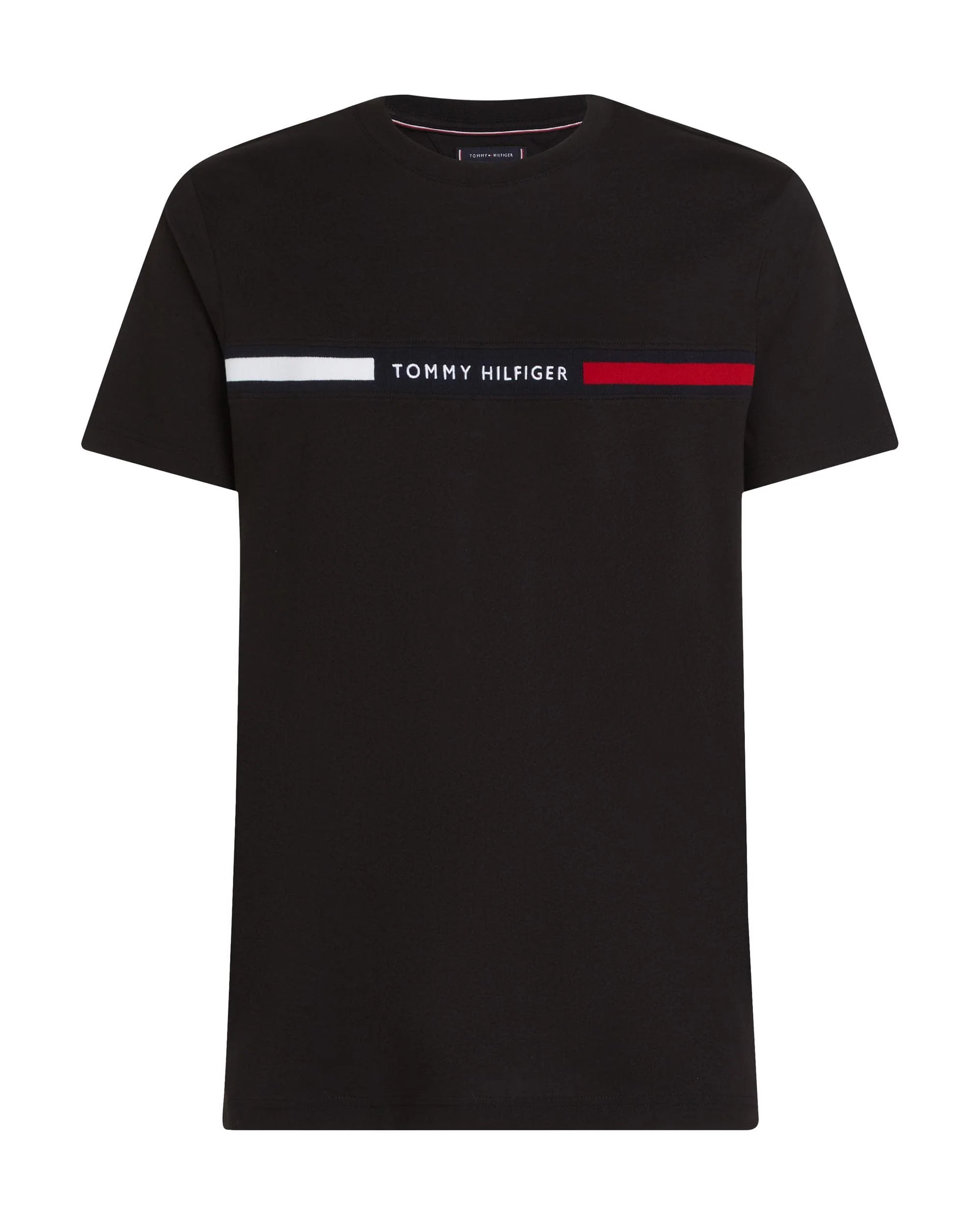 Tommy Hilfiger Hilfiger Chest Insert Mens T-Shirt - Black - Image 5
