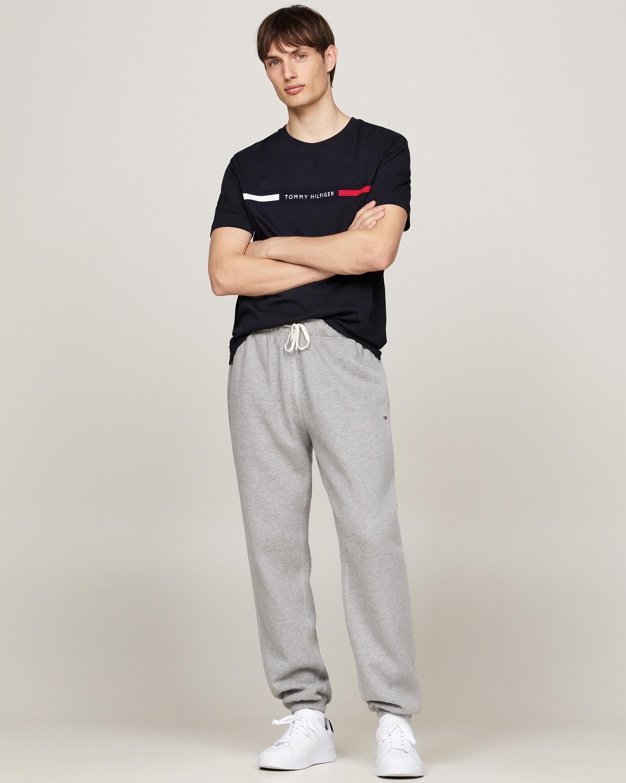 Tommy Hilfiger Hilfiger Chest Insert Mens T-Shirt - Desert Sky - Image 3