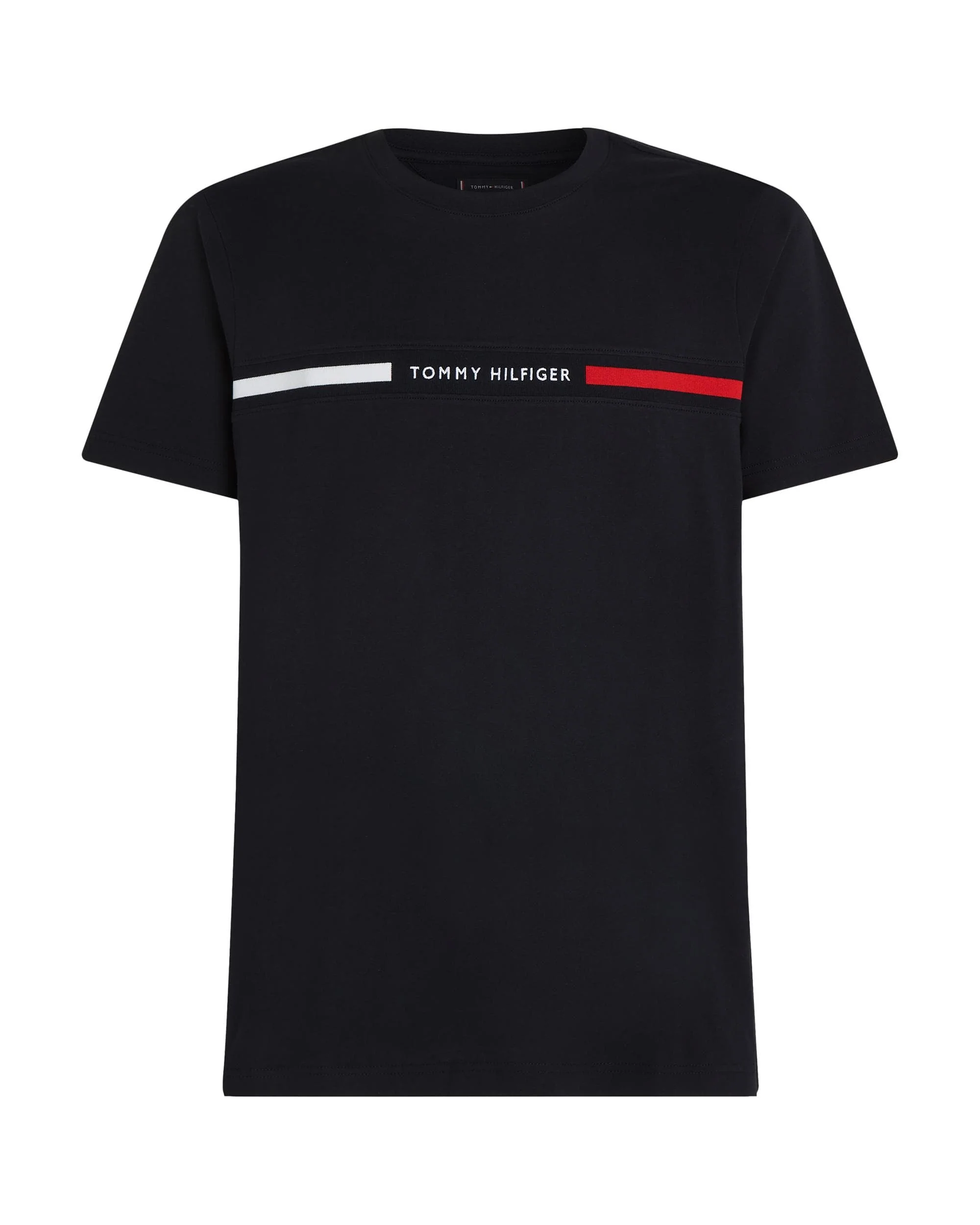 Tommy Hilfiger Hilfiger Chest Insert Mens T-Shirt - Desert Sky - Image 5